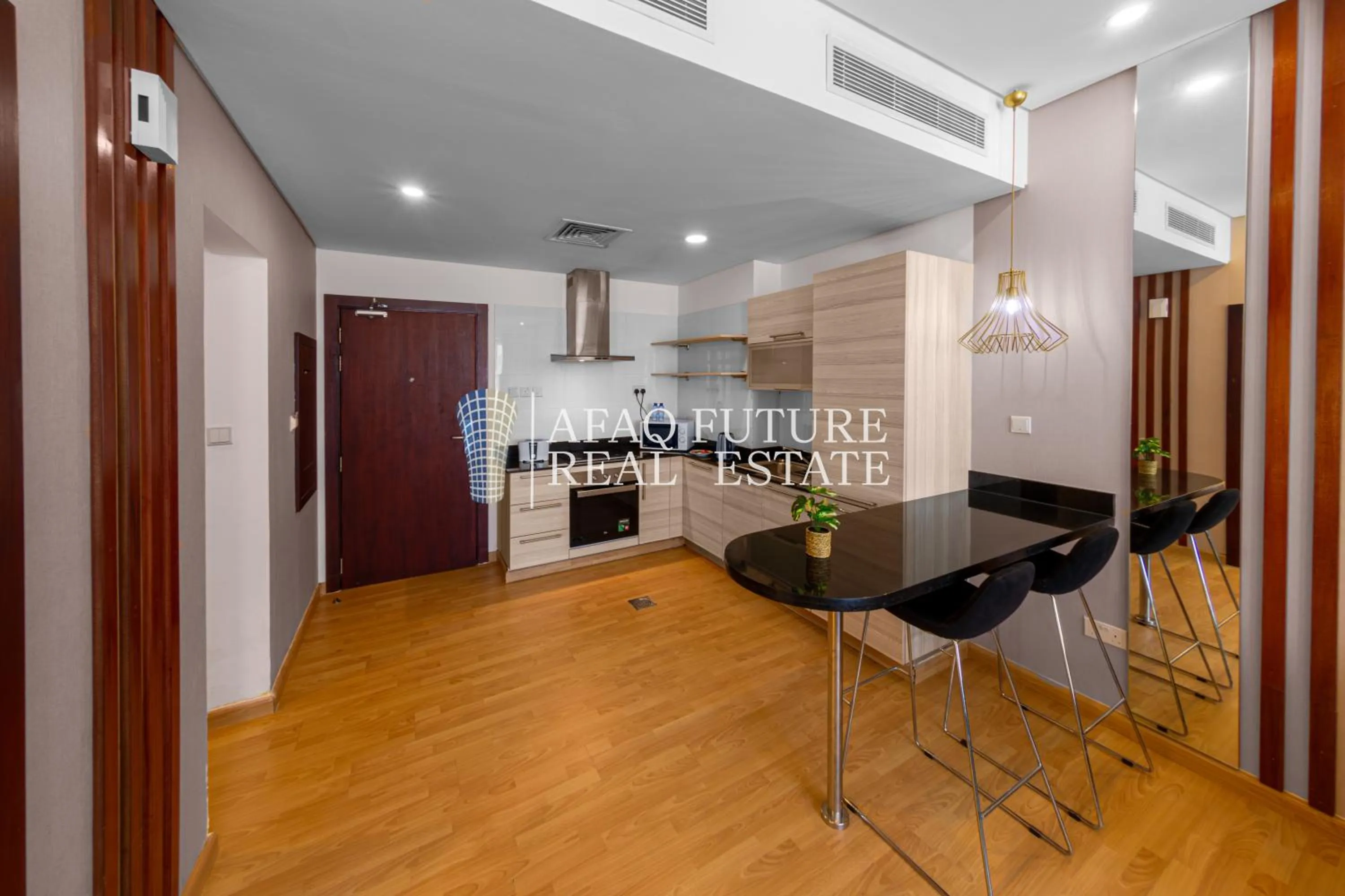 Kitchen or kitchenette in Afaq Tower