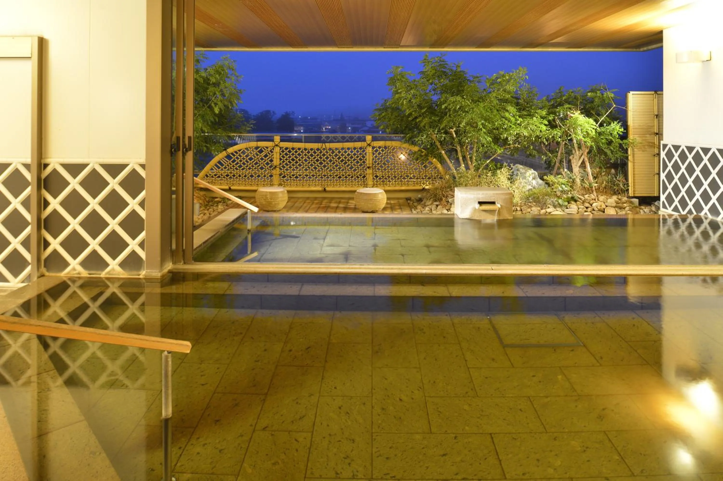 Hot Spring Bath in Ryokan Ayu no Sato