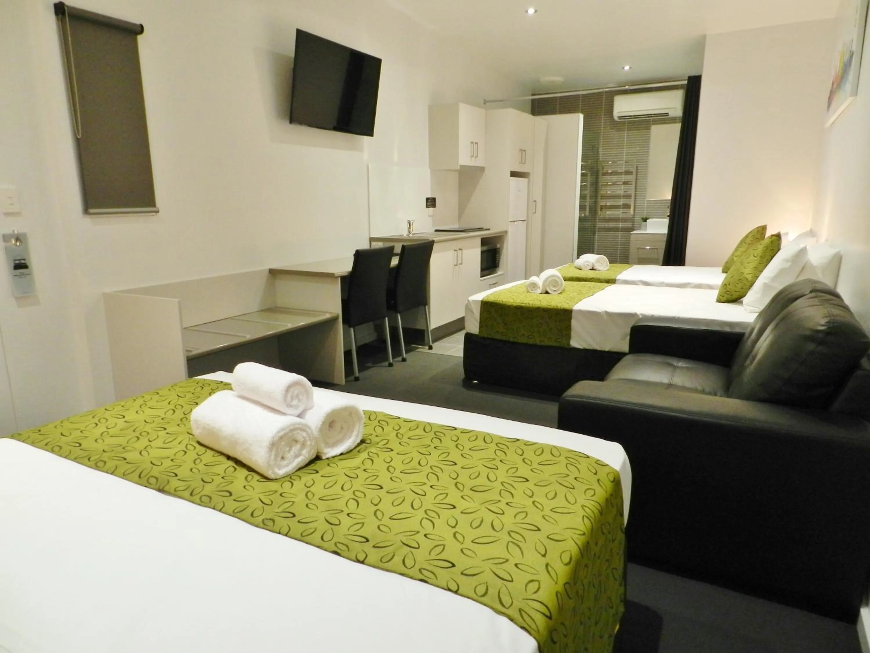 Bed in Copper City Motel