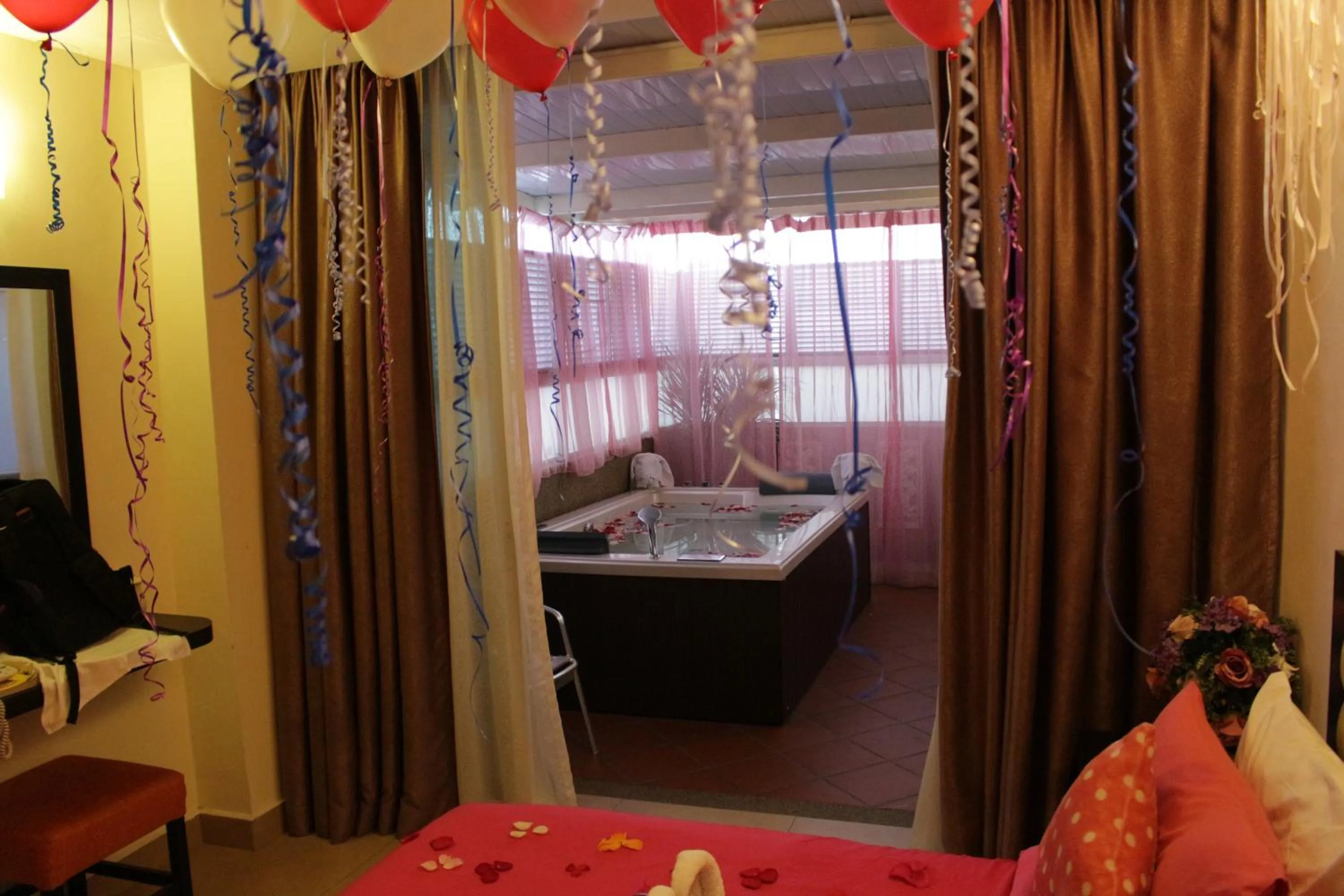 Decorative detail, Bed in Paradise Spa Hotel