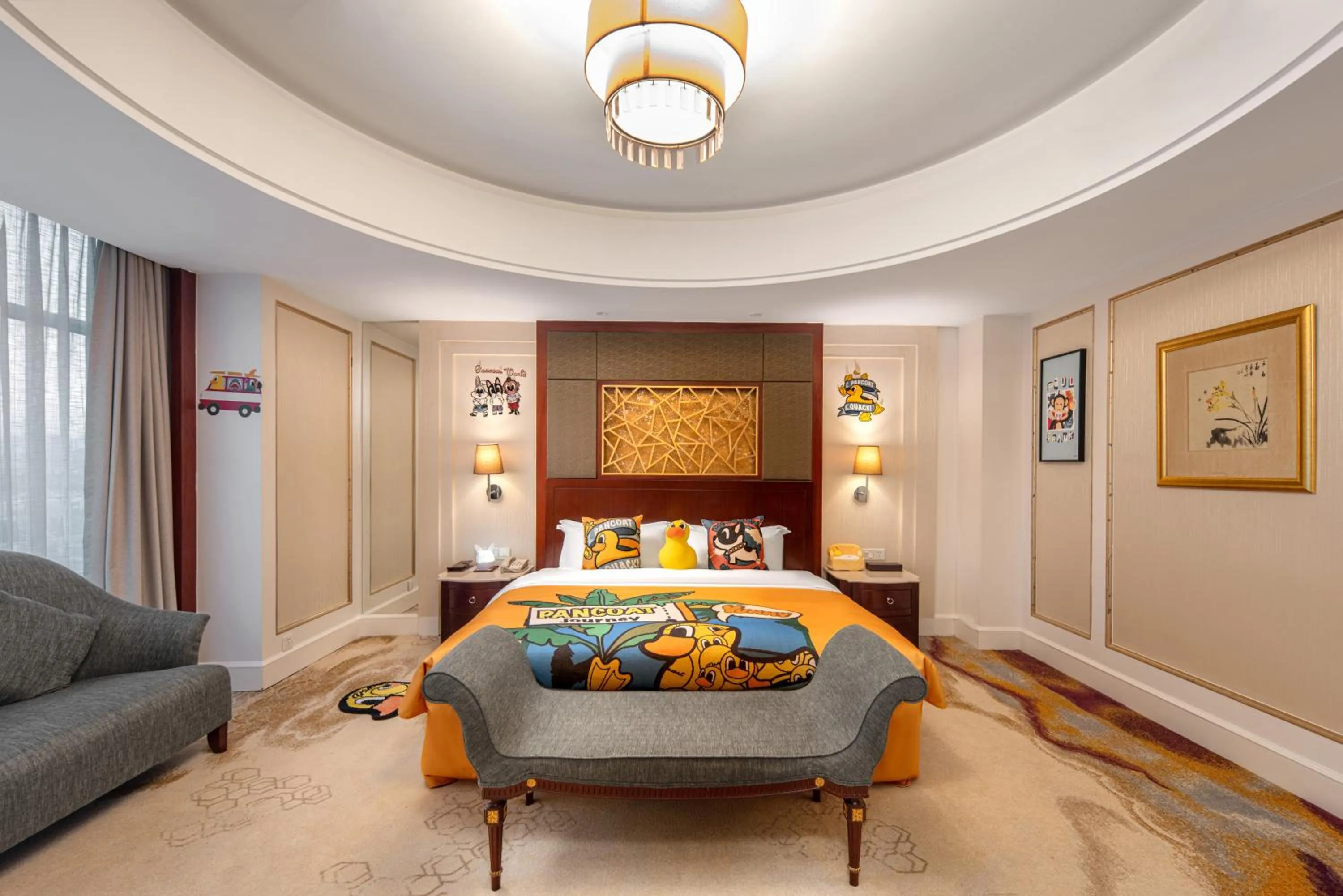 Bedroom, Bed in Plaza Hotel Yuyao