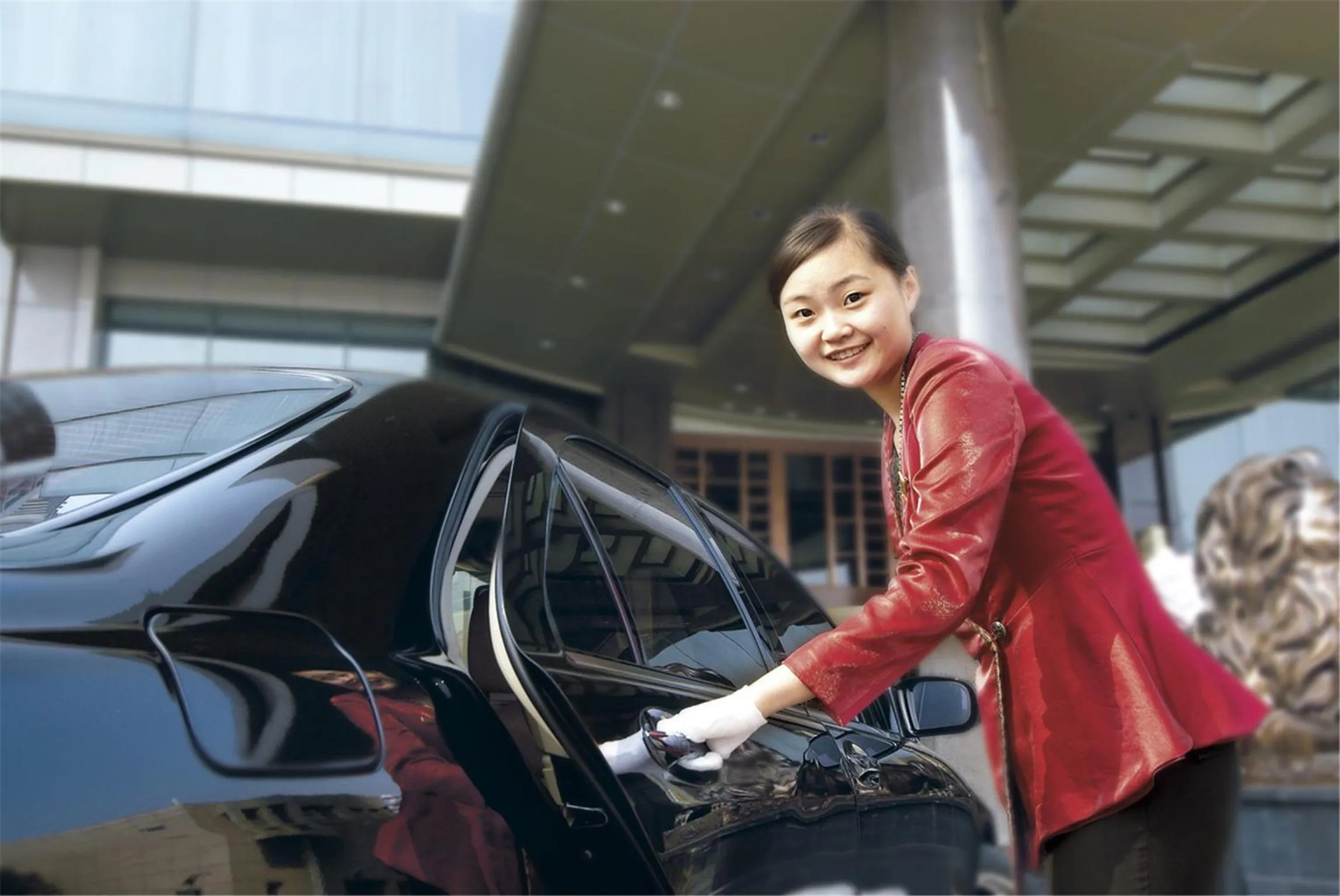 Staff in Plaza Hotel Yuyao