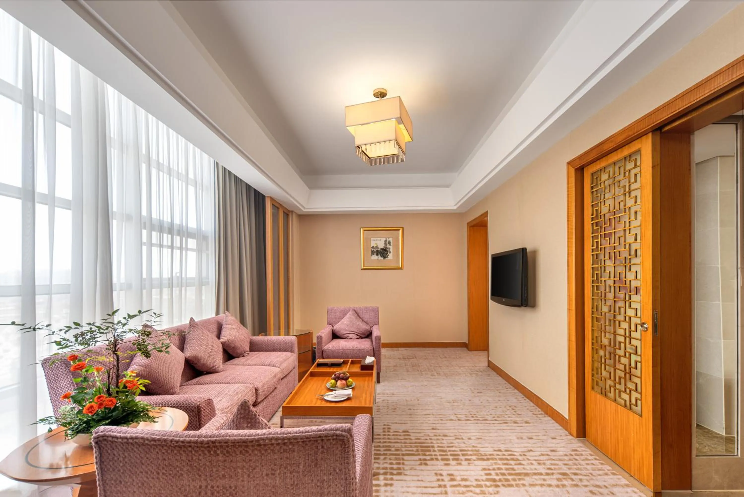 Living room in Plaza Hotel Yuyao
