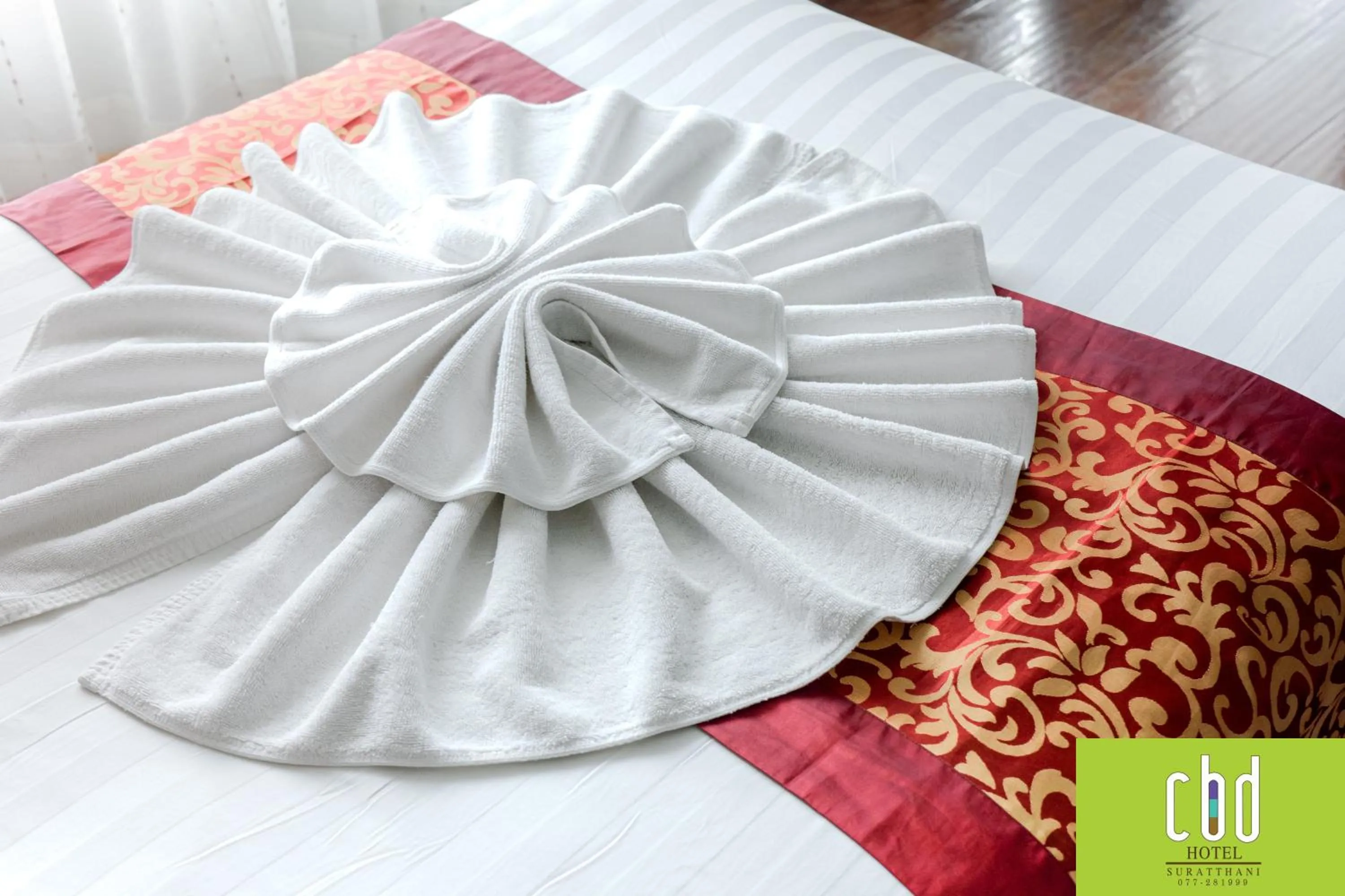 Bed in CBD Hotel Suratthani