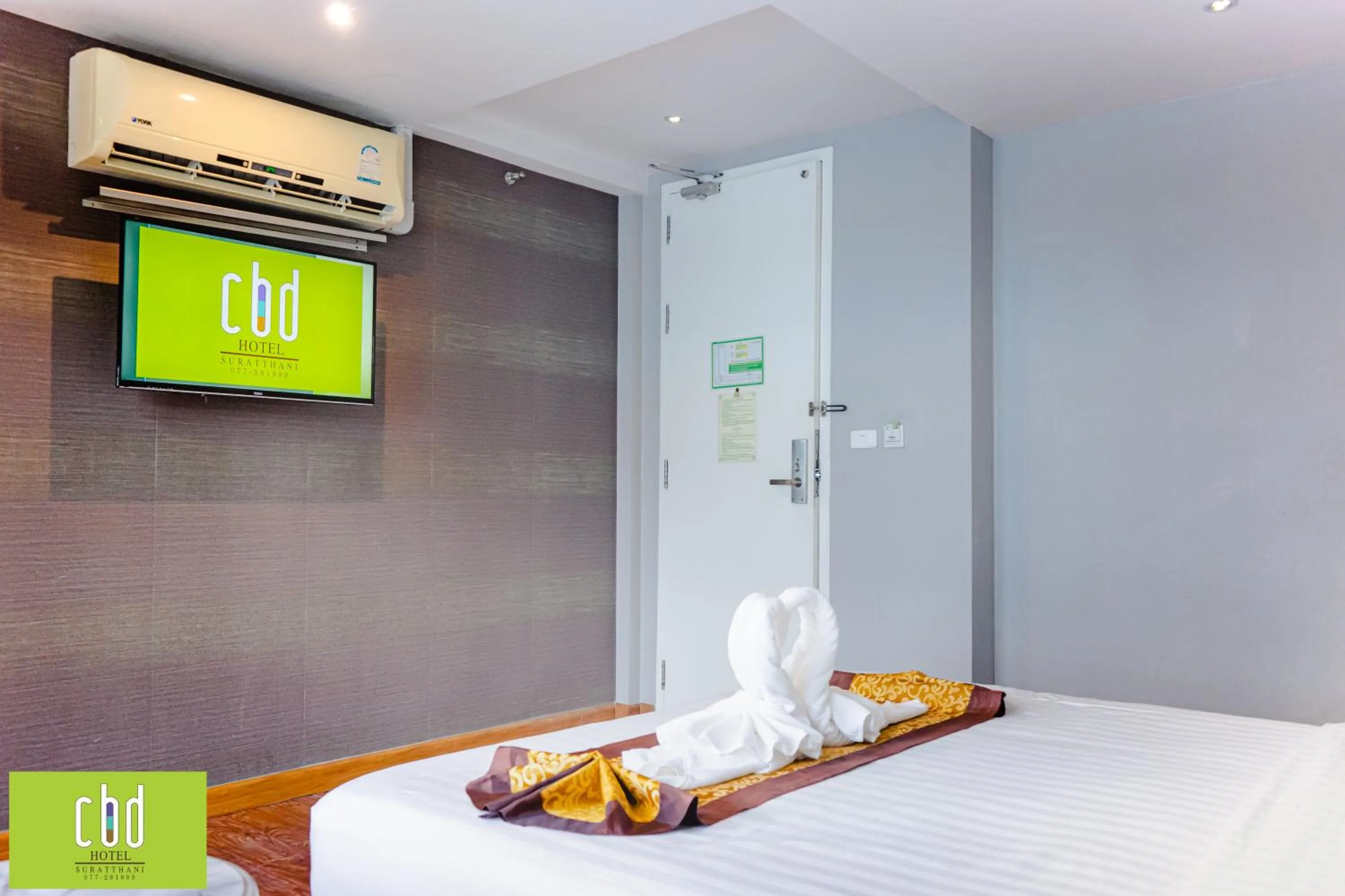 Bed in CBD Hotel Suratthani