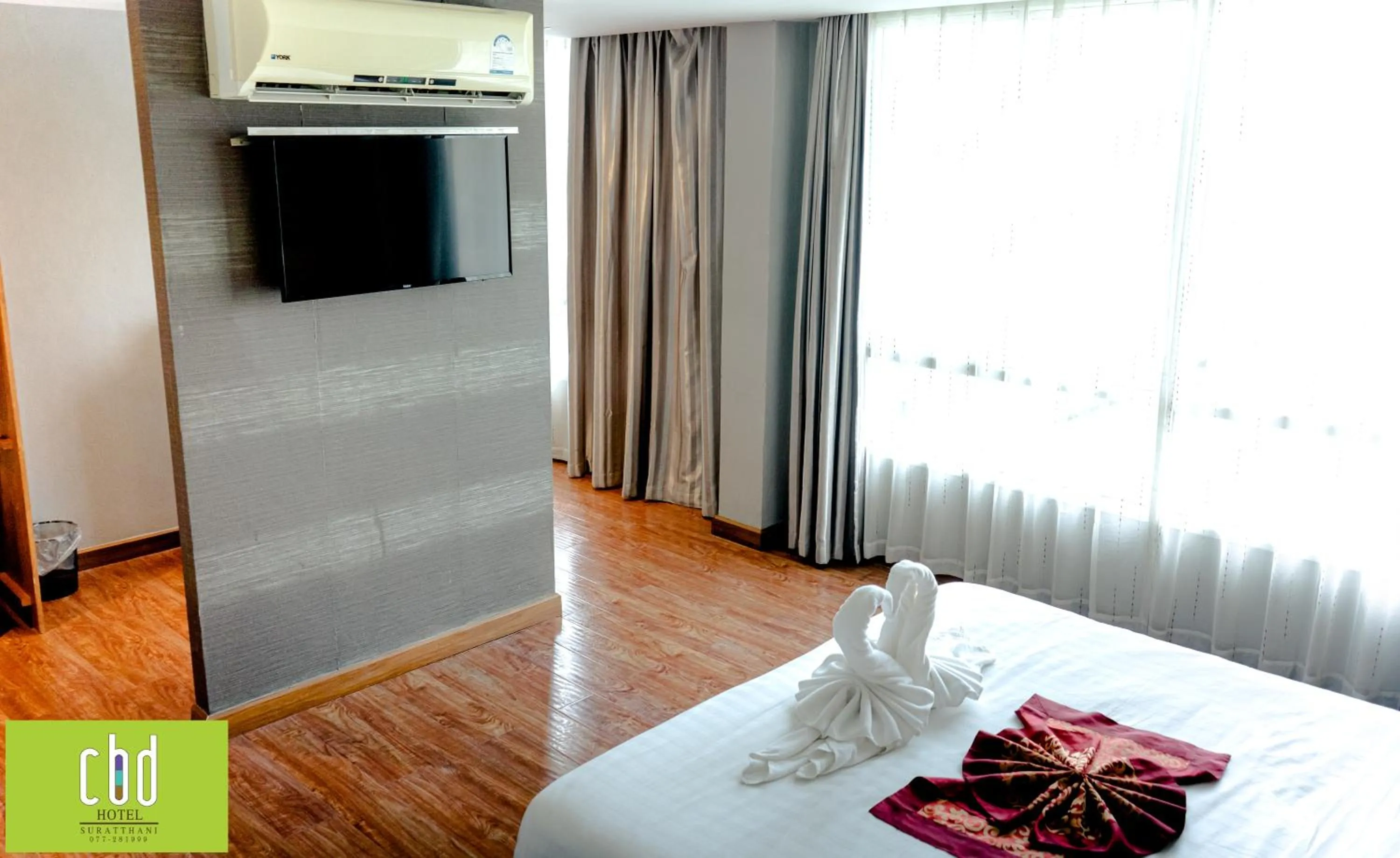 TV and multimedia, Bed in CBD Hotel Suratthani
