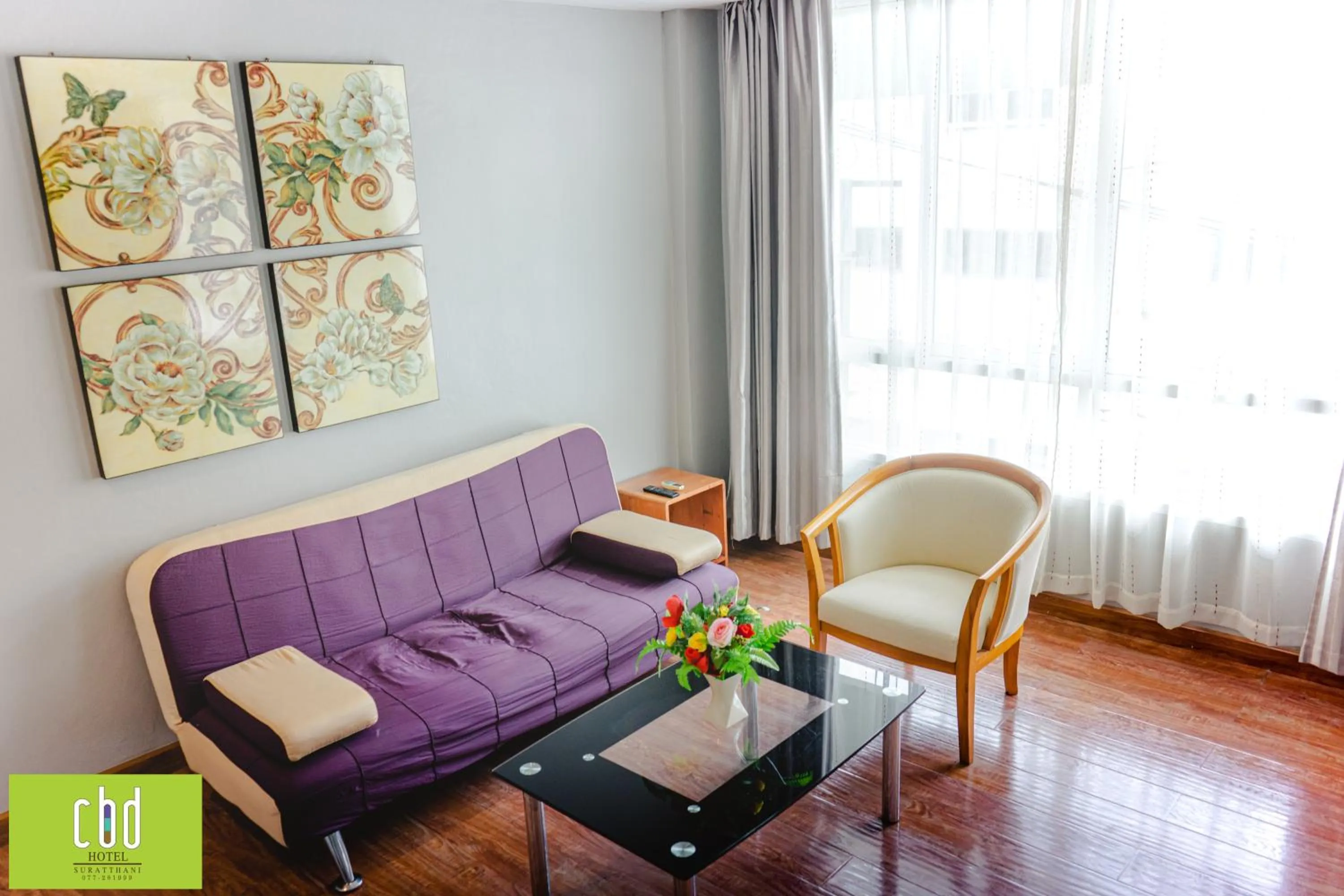 Living room in CBD Hotel Suratthani