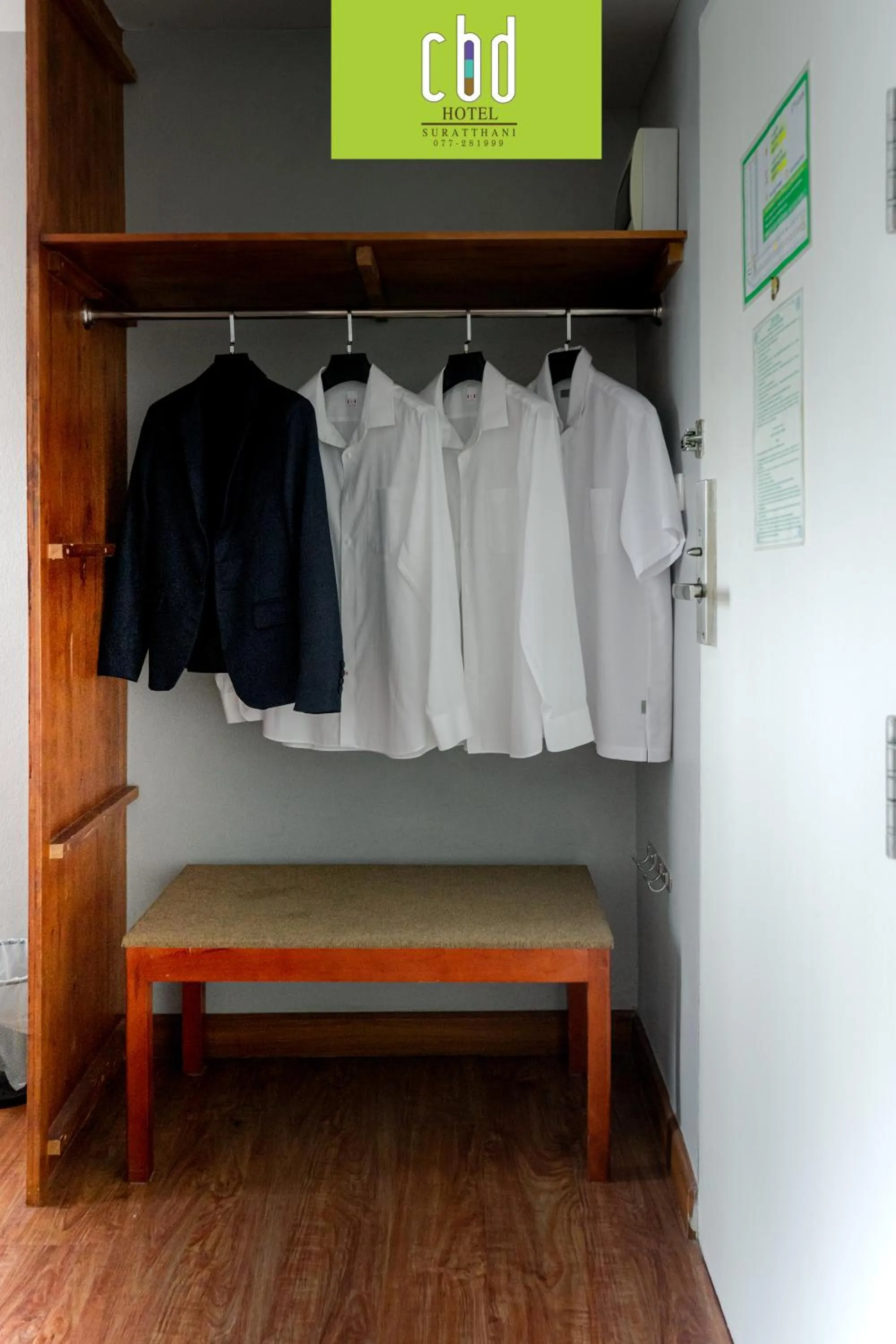 wardrobe in CBD Hotel Suratthani