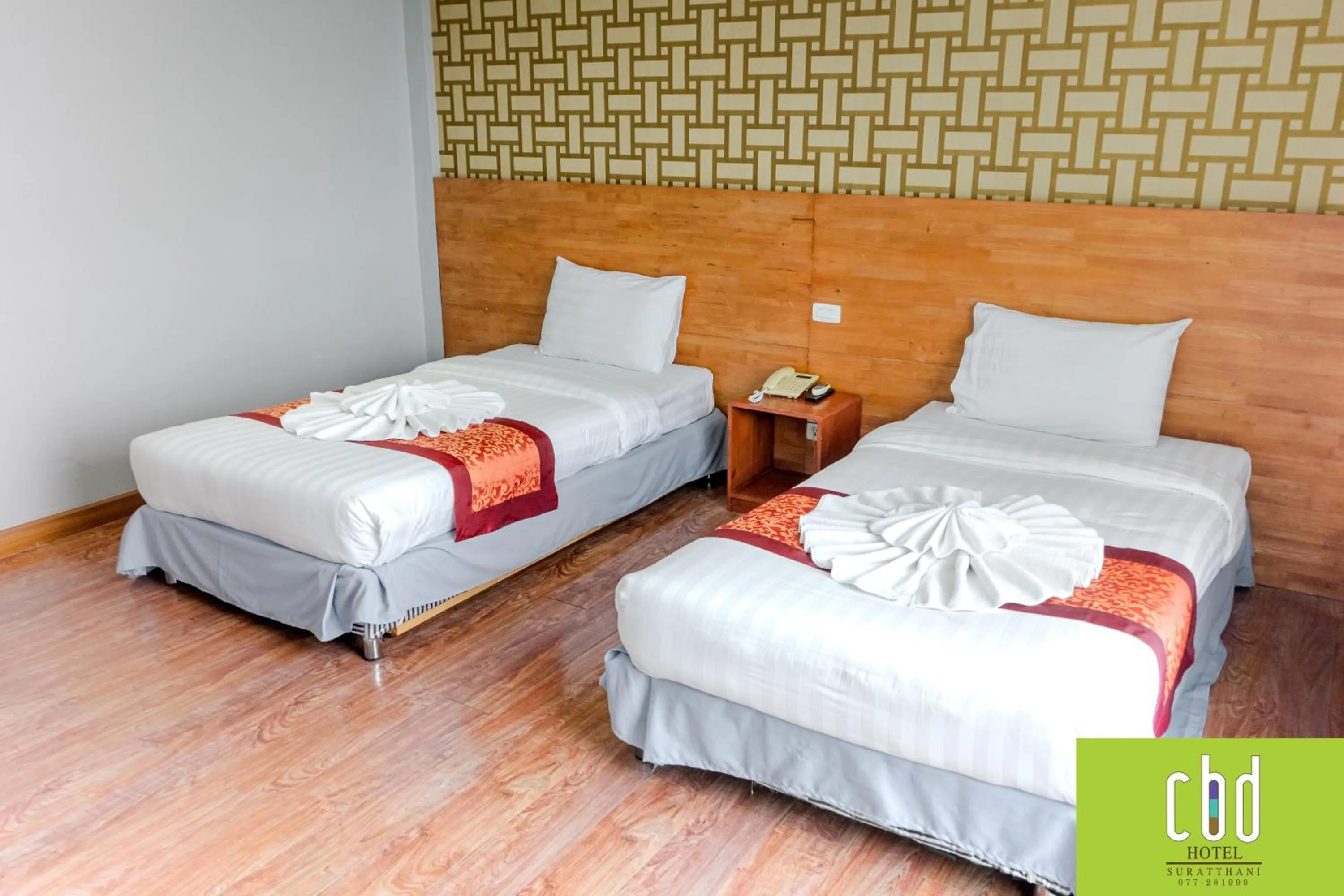 Bed in CBD Hotel Suratthani