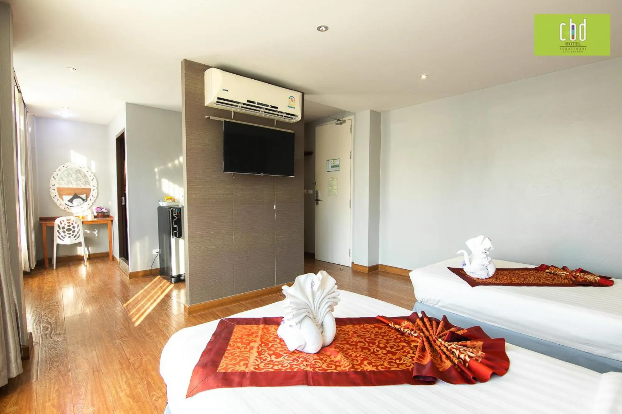 Bed in CBD Hotel Suratthani