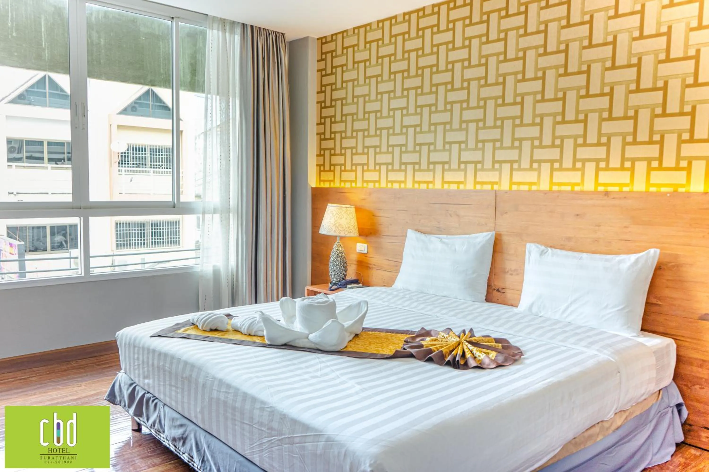 Bed in CBD Hotel Suratthani