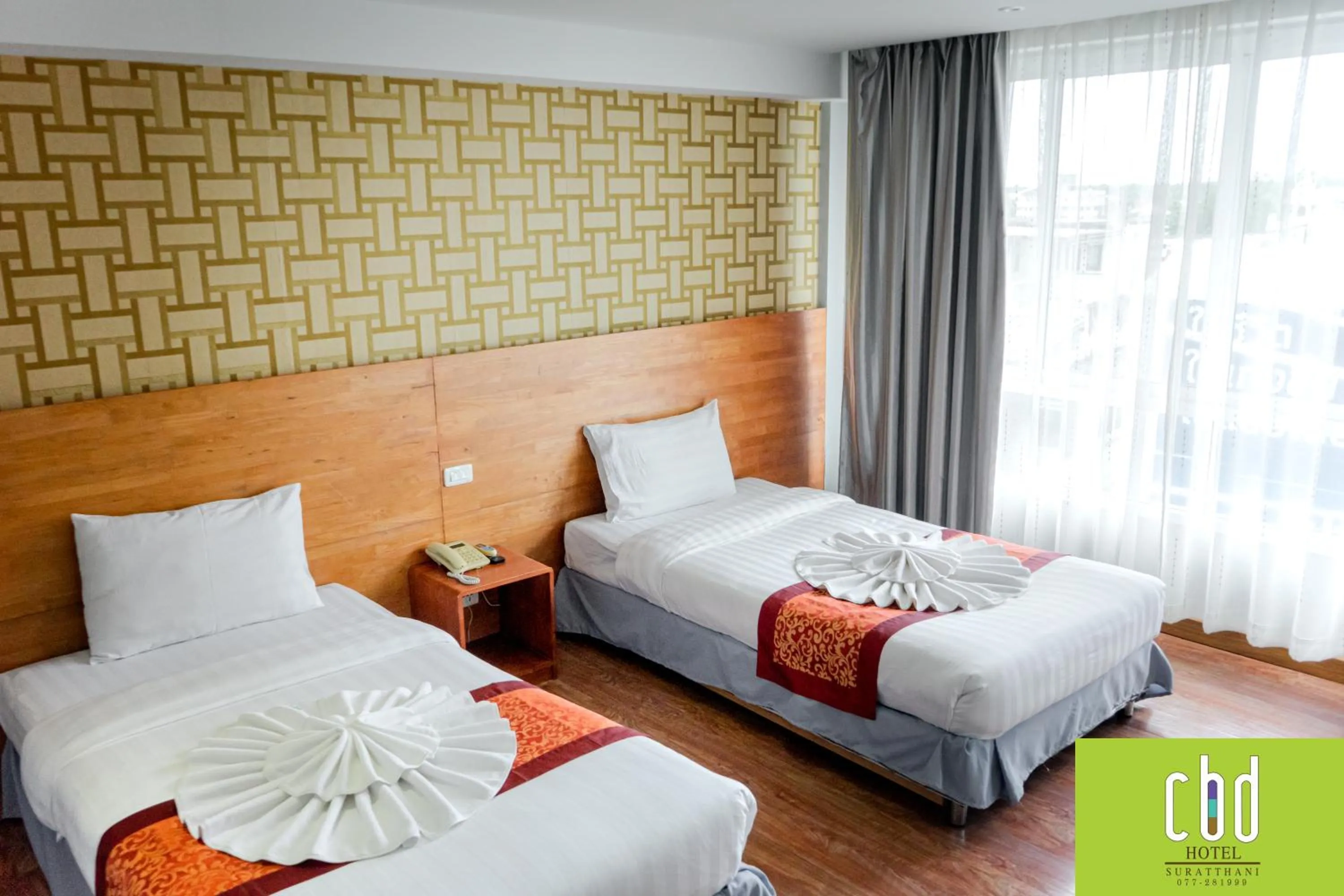 Bed in CBD Hotel Suratthani