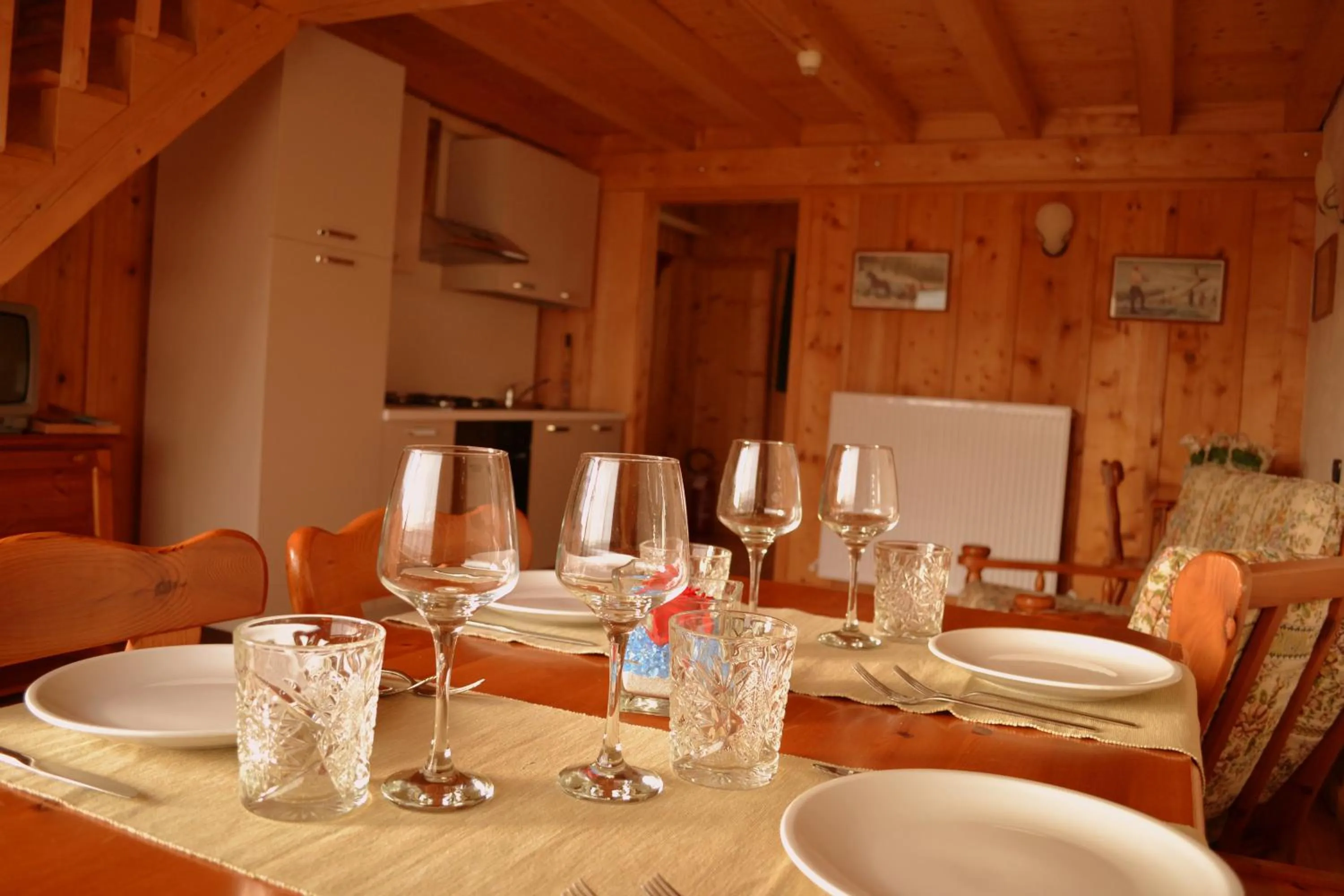 Kitchen or kitchenette in Albergo Rendola