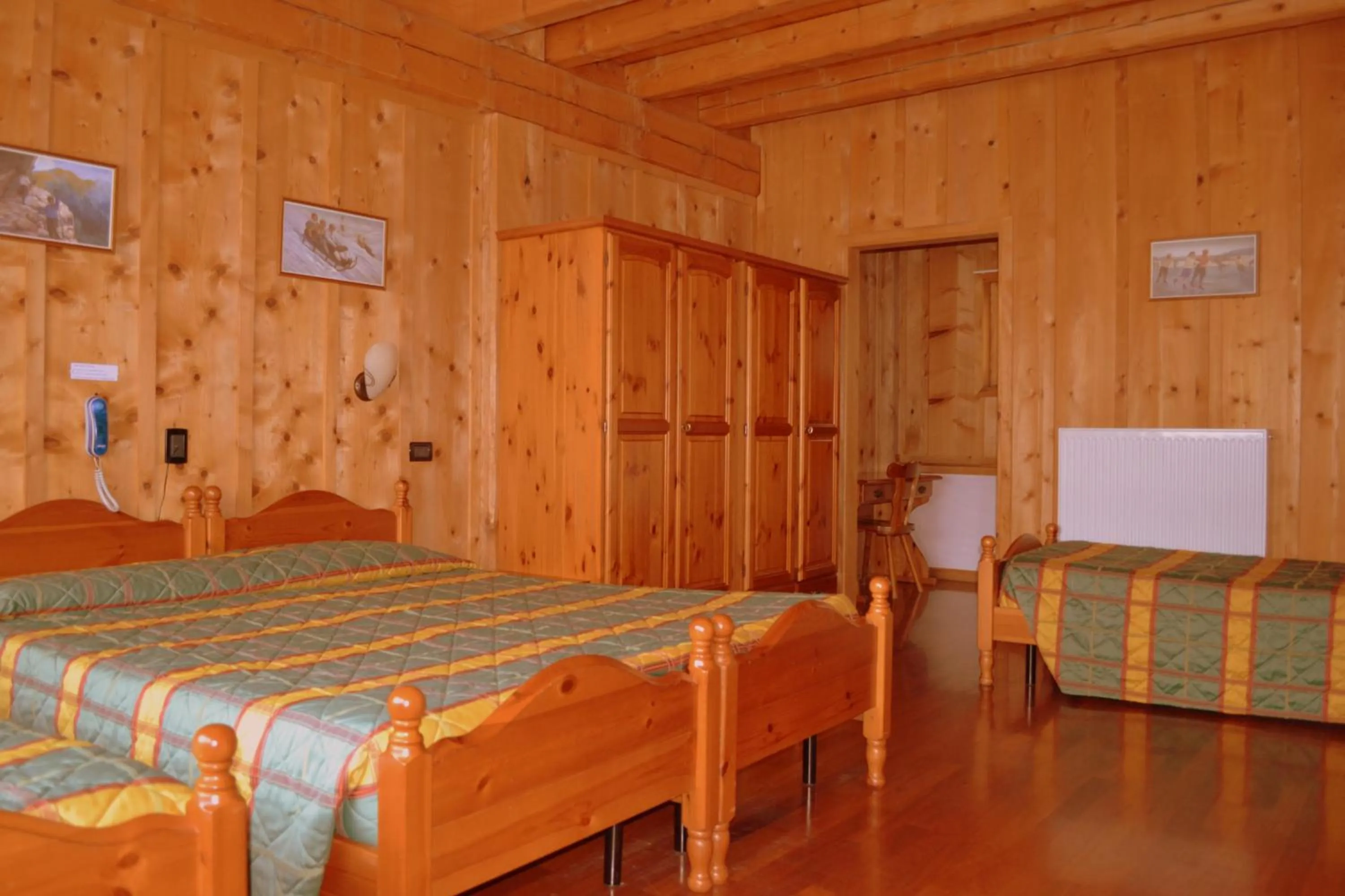 Bed in Albergo Rendola