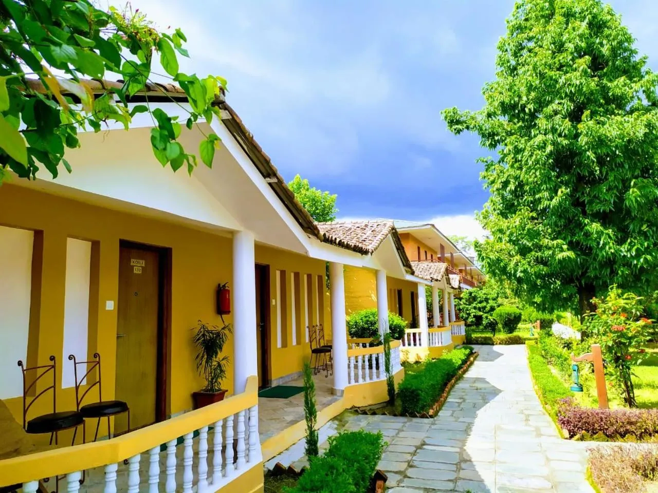 Garden view in Landmark Forest Park