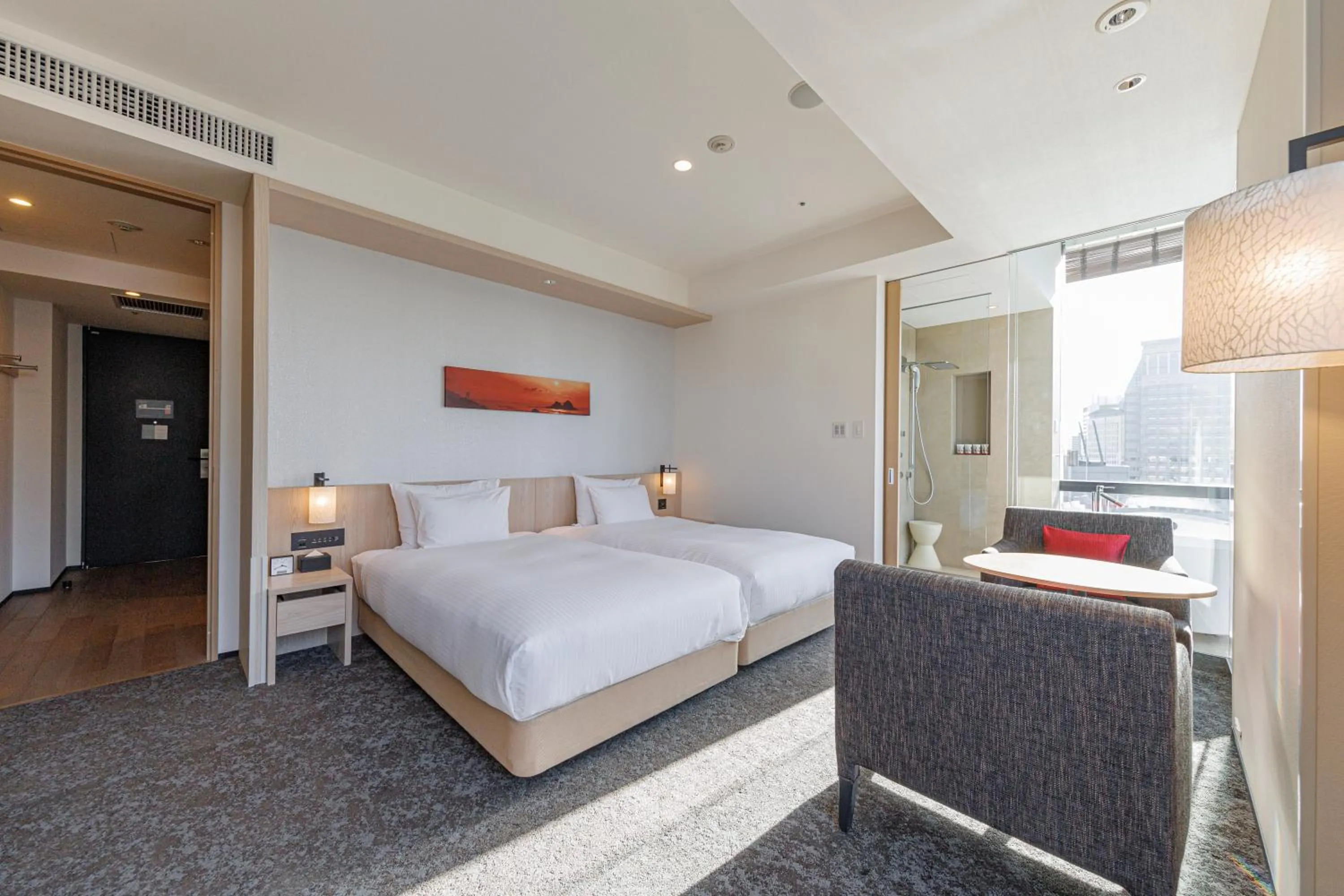 Photo of the whole room, Bed in JR Kyushu Hotel Blossom Shinjuku