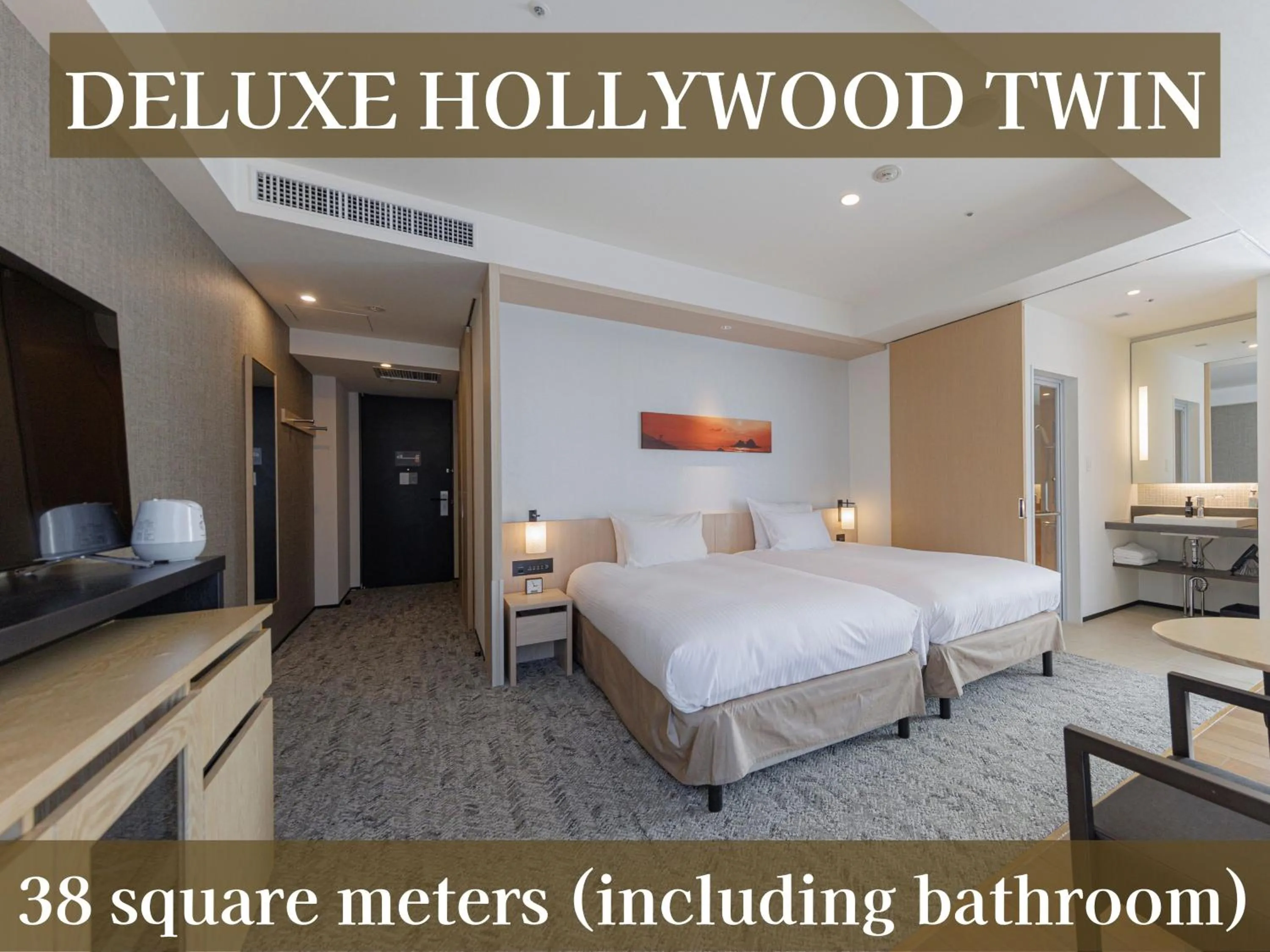 Photo of the whole room, Bed in JR Kyushu Hotel Blossom Shinjuku