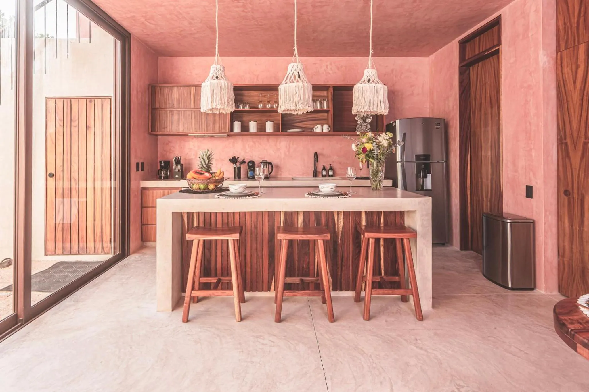 Kitchen or kitchenette in Entorno Tulum - Luxury Villas