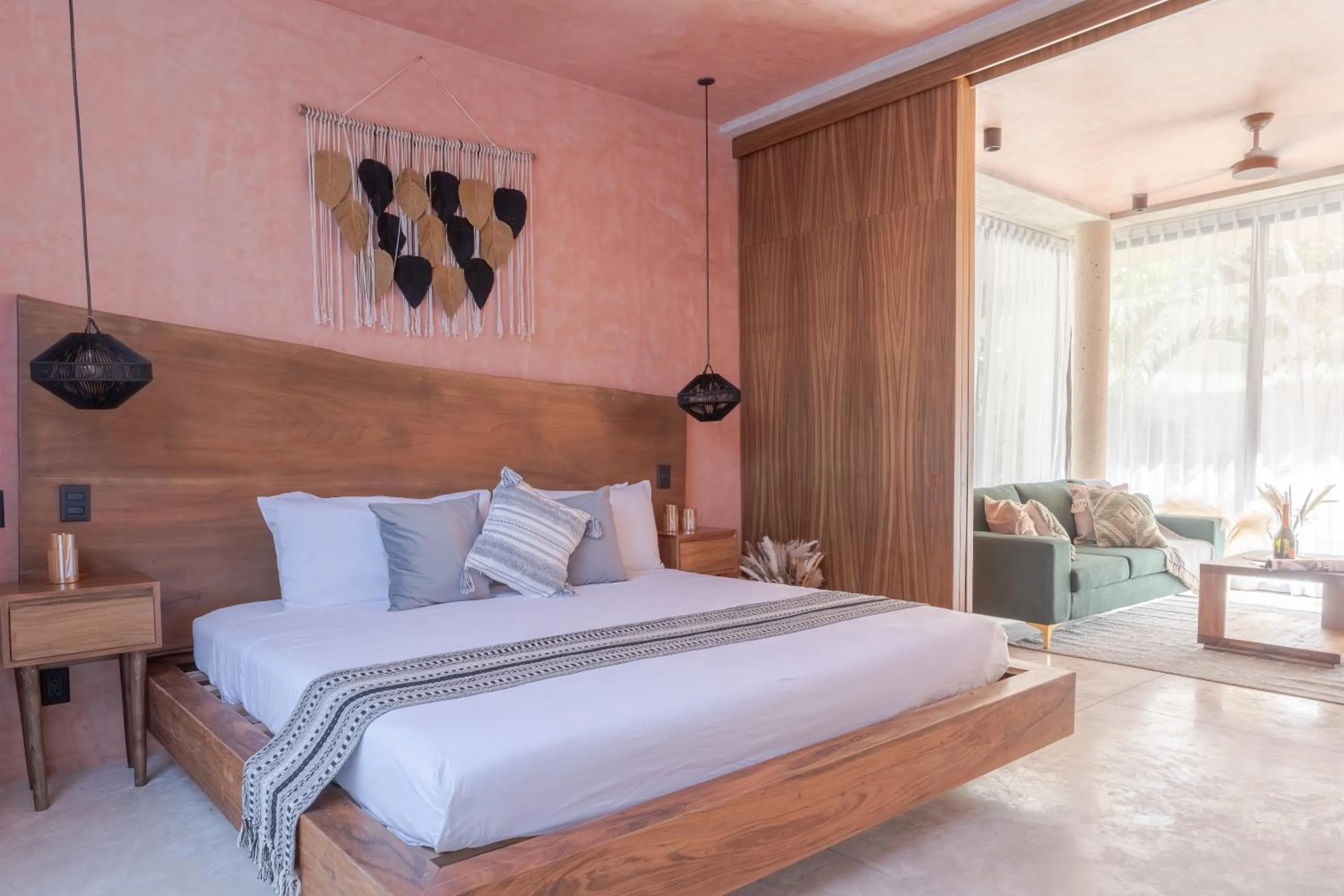 Bed in Entorno Tulum - Luxury Villas