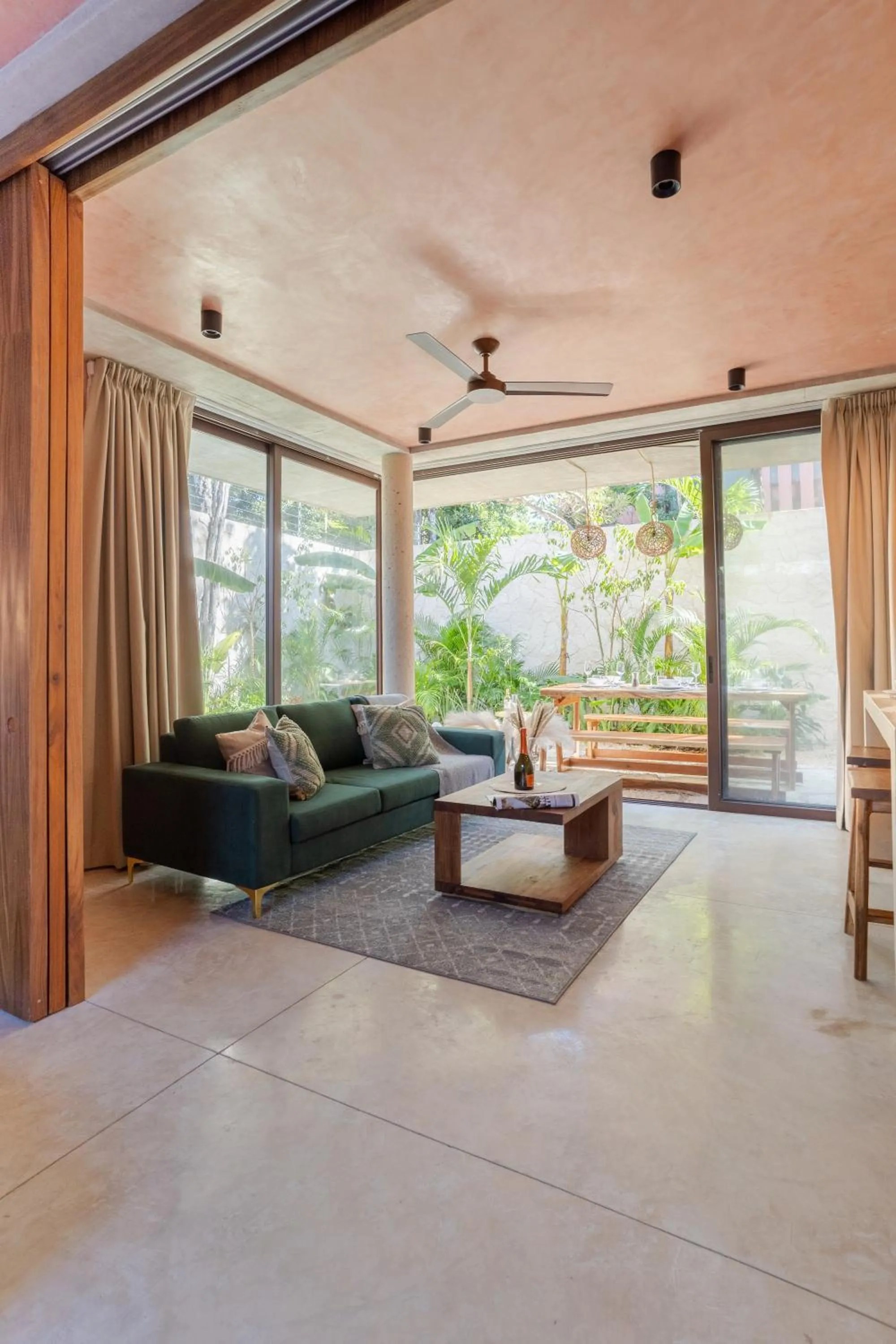 Living room in Entorno Tulum - Luxury Villas
