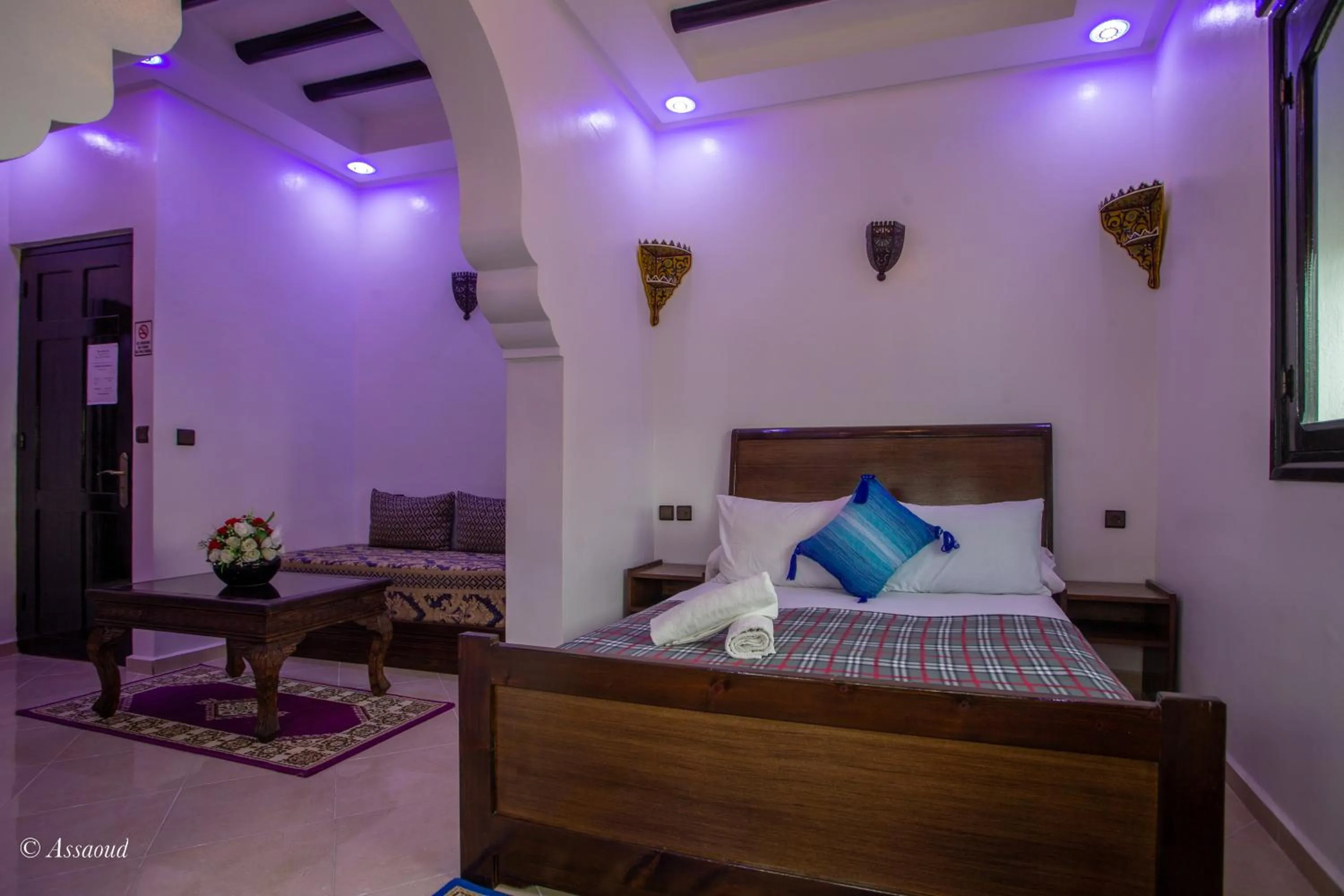 Bed in Maison d'hôtes Afassi