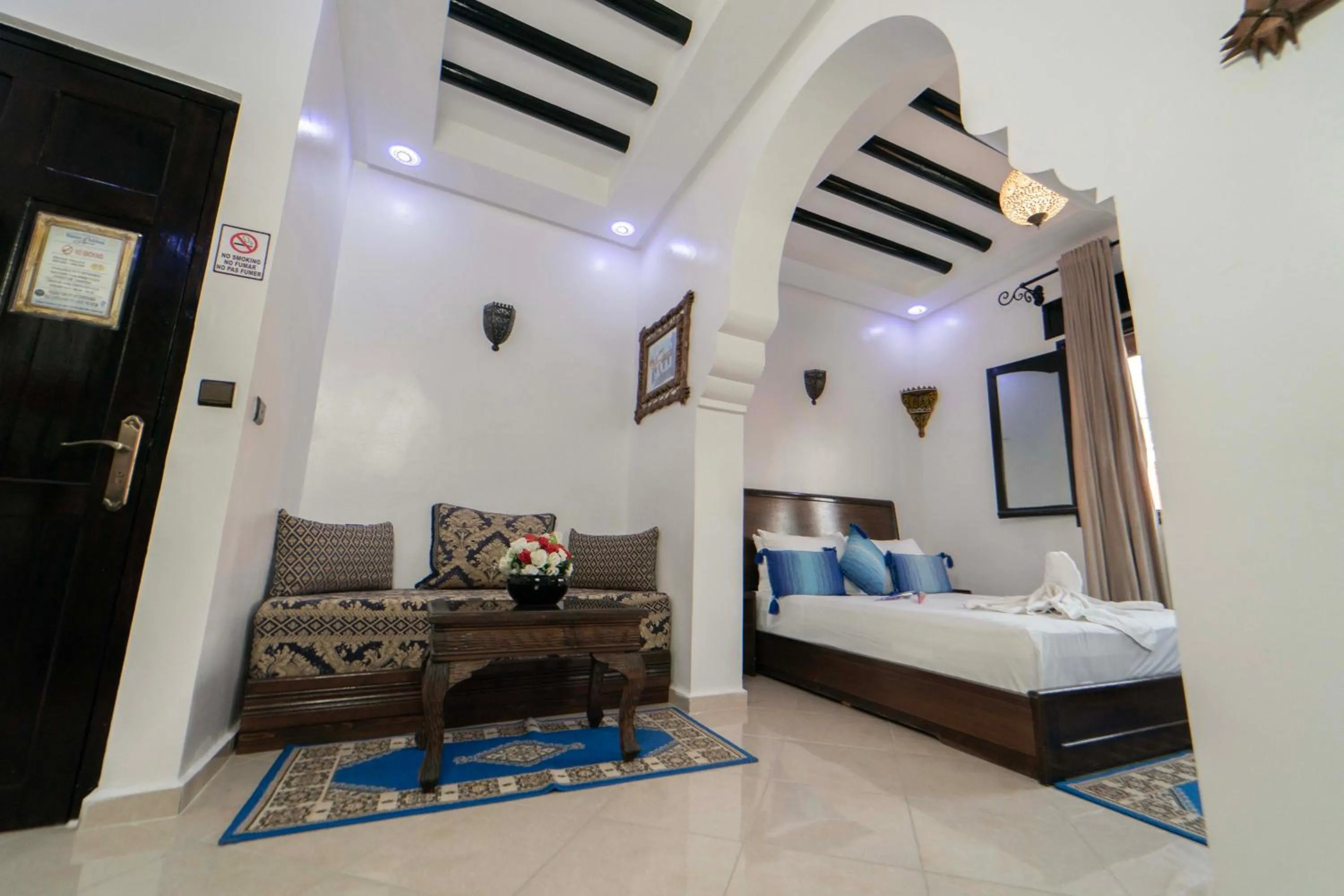 Bed in Maison d'hôtes Afassi