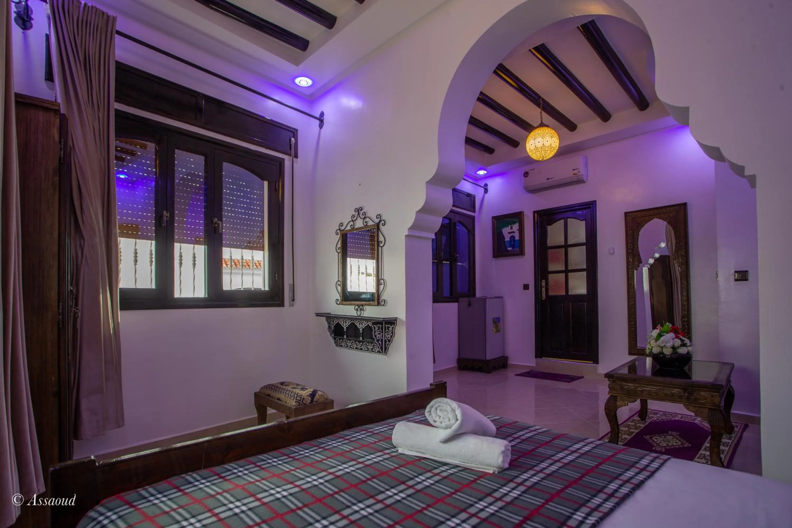 Bed in Maison d'hôtes Afassi