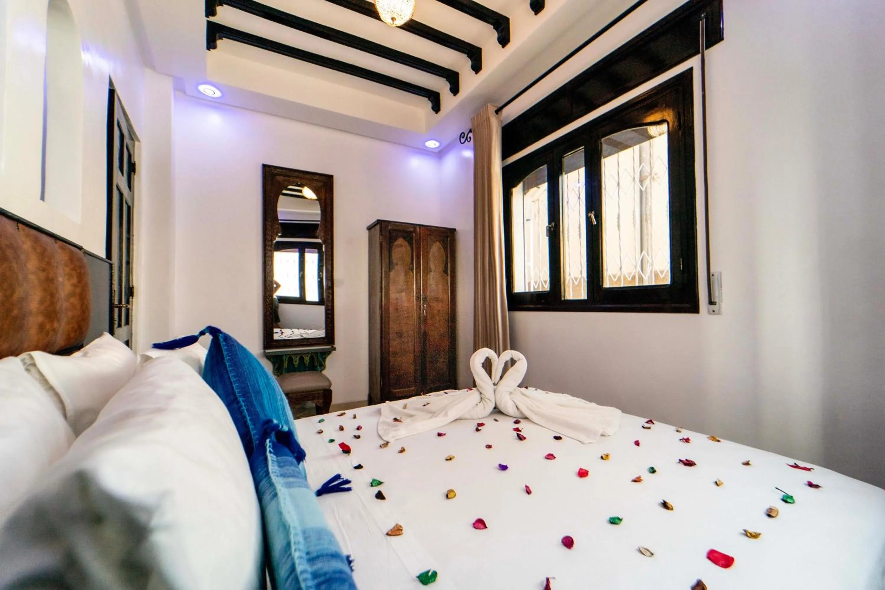 Bed in Maison d'hôtes Afassi