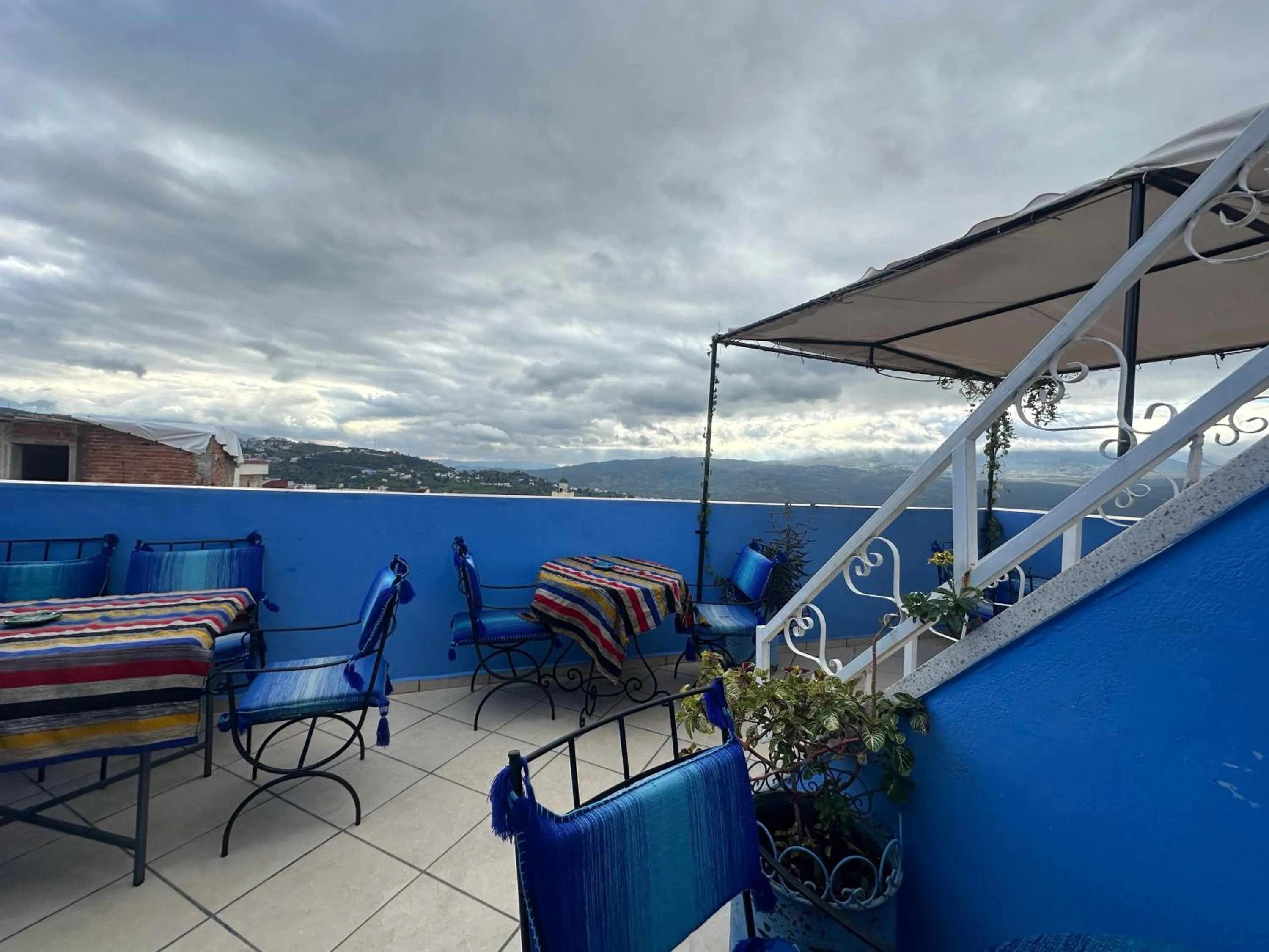Patio in Maison d'hôtes Afassi