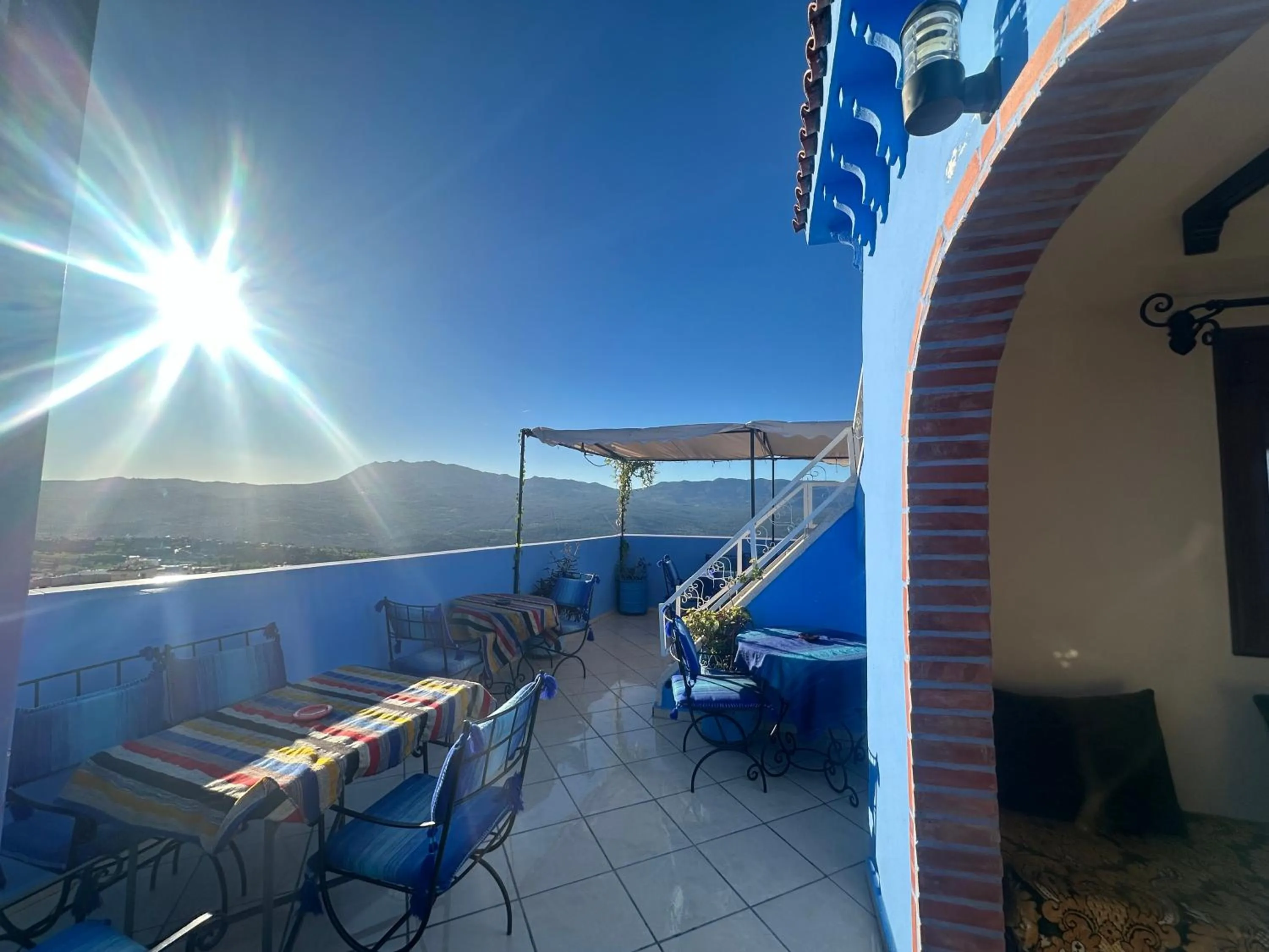 Patio in Maison d'hôtes Afassi