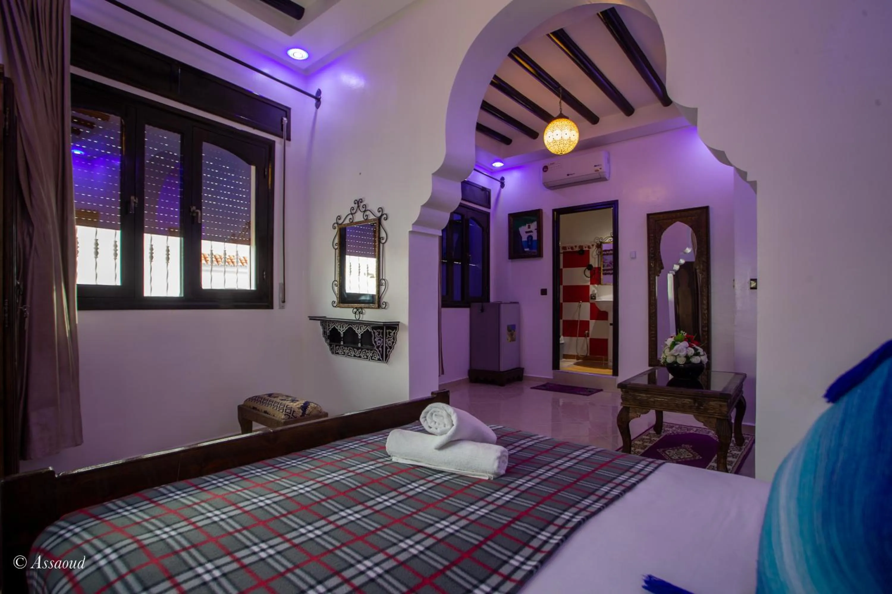 Bed in Maison d'hôtes Afassi