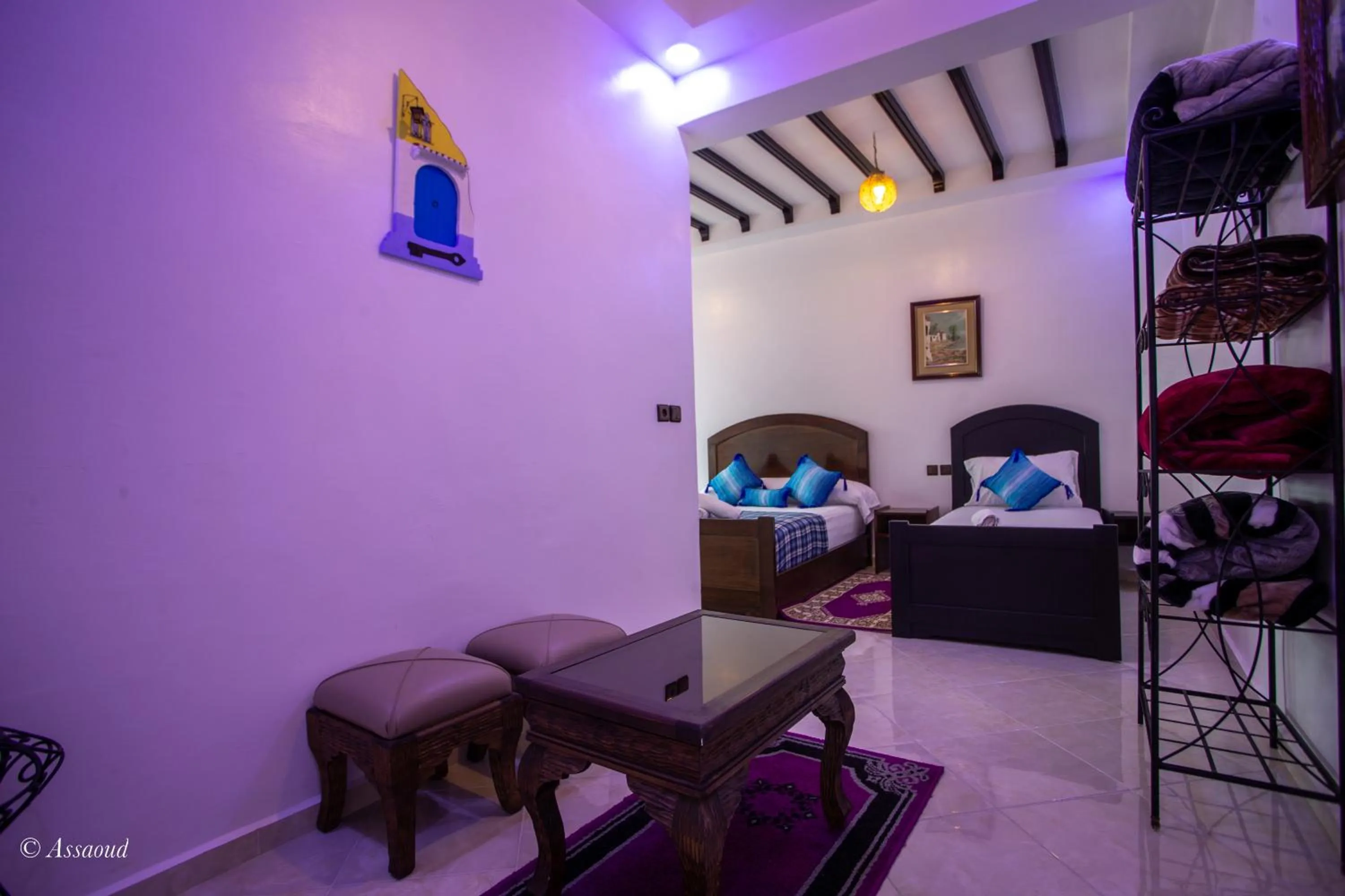 Bed in Maison d'hôtes Afassi