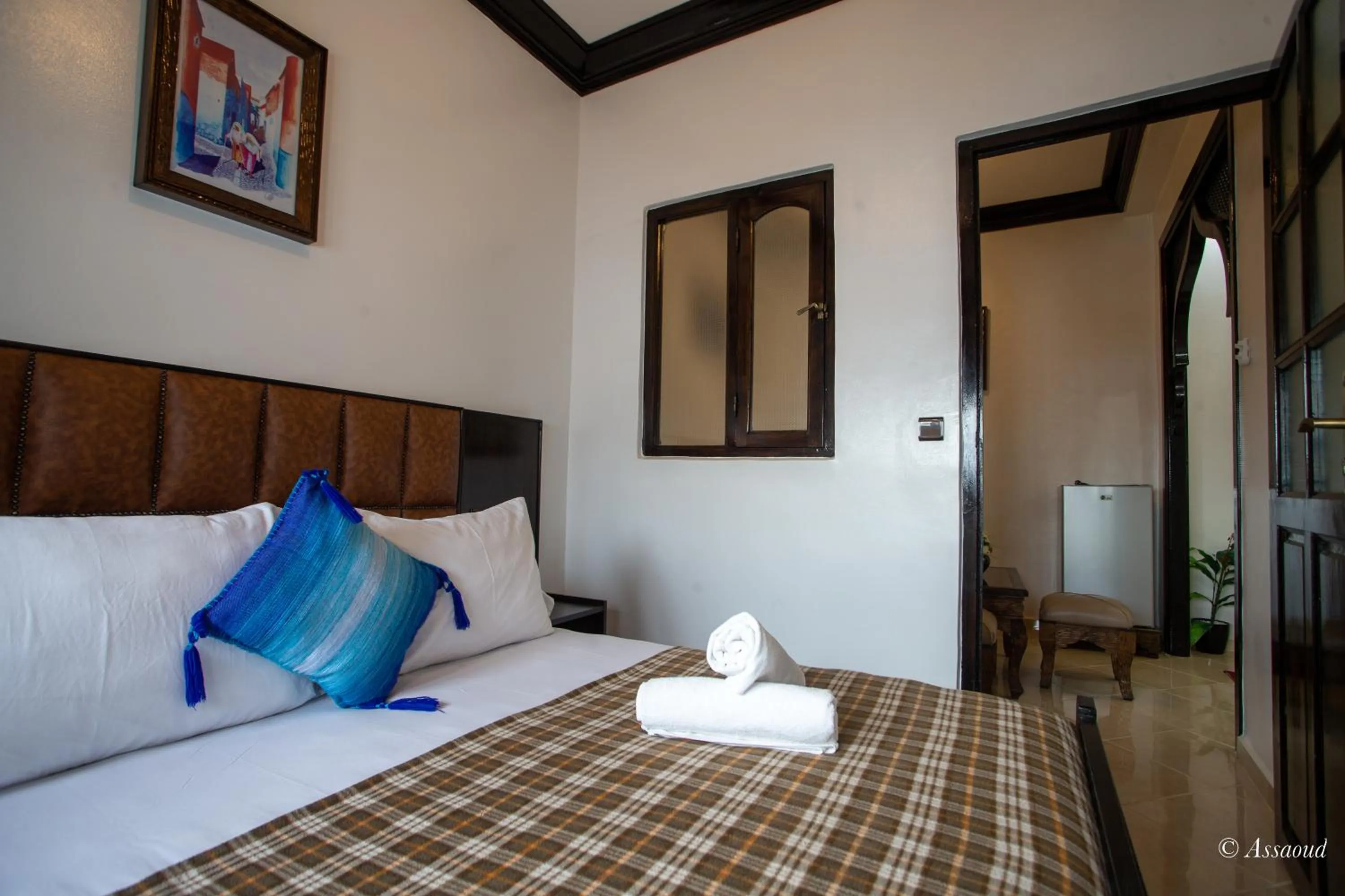 Bed in Maison d'hôtes Afassi