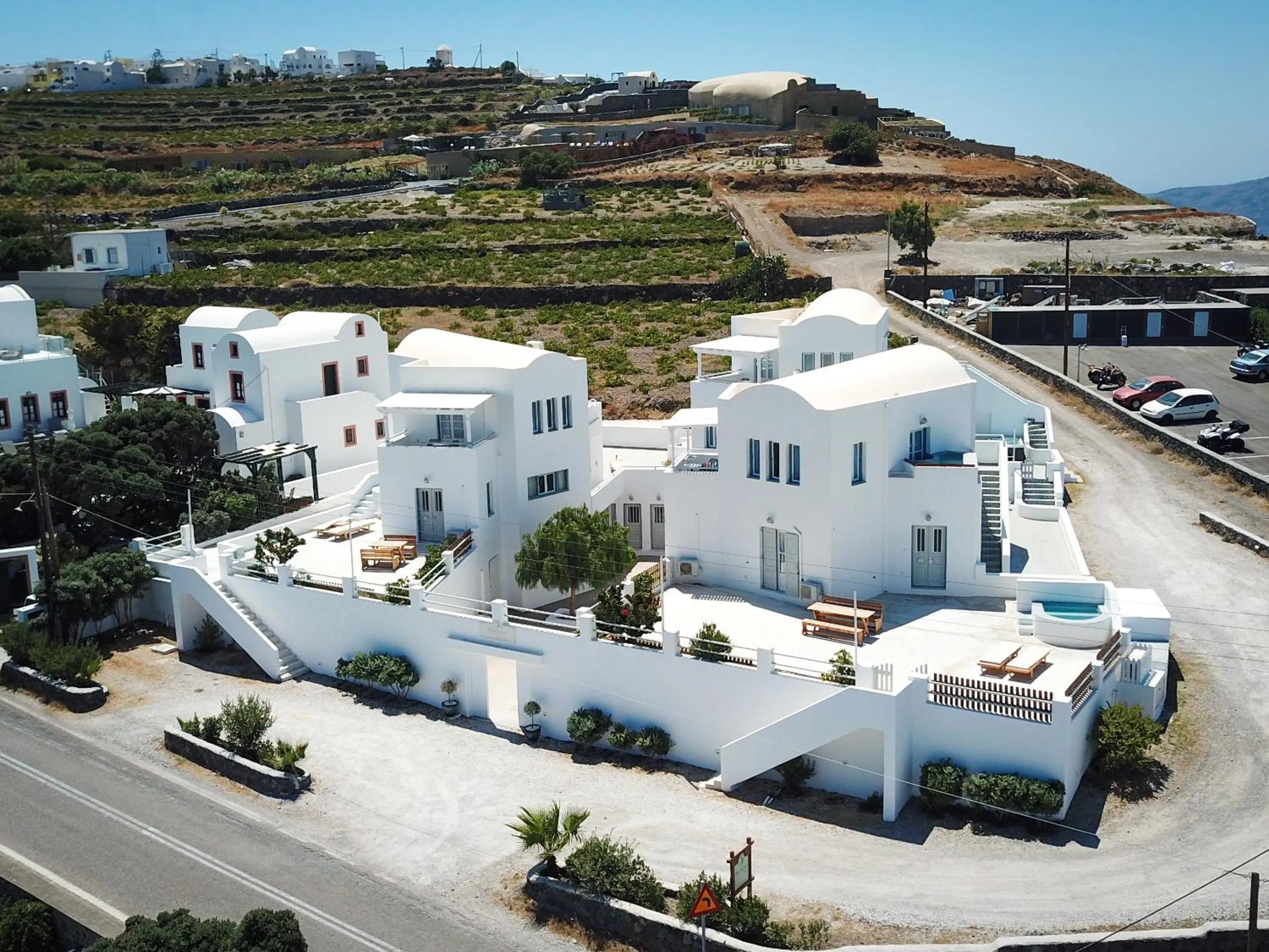 Property building in Athiri Santorini Hotel