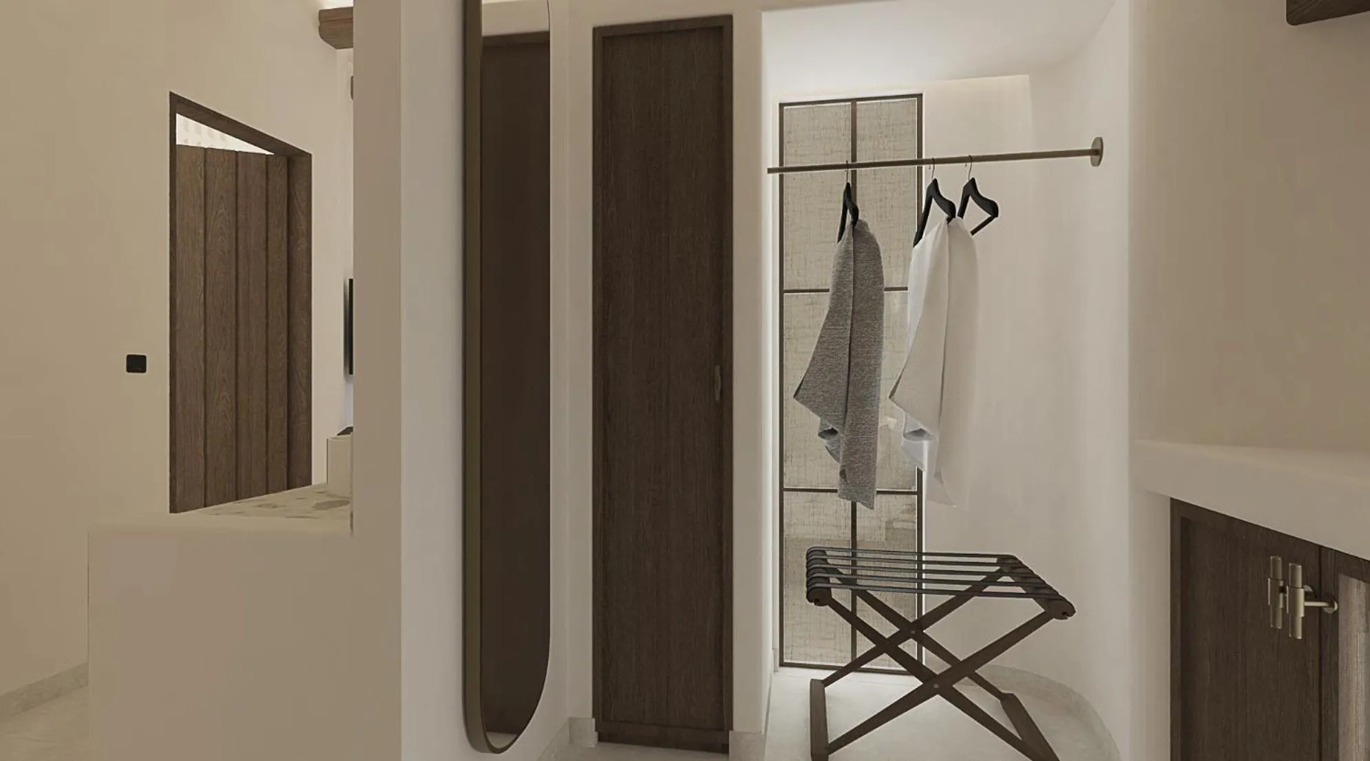 wardrobe in Athiri Santorini Hotel