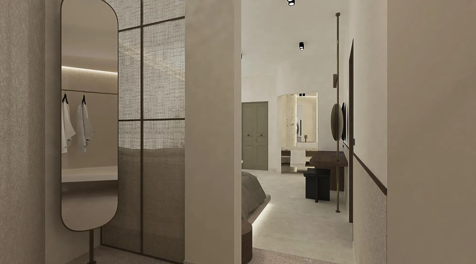 Bathroom in Athiri Santorini Hotel