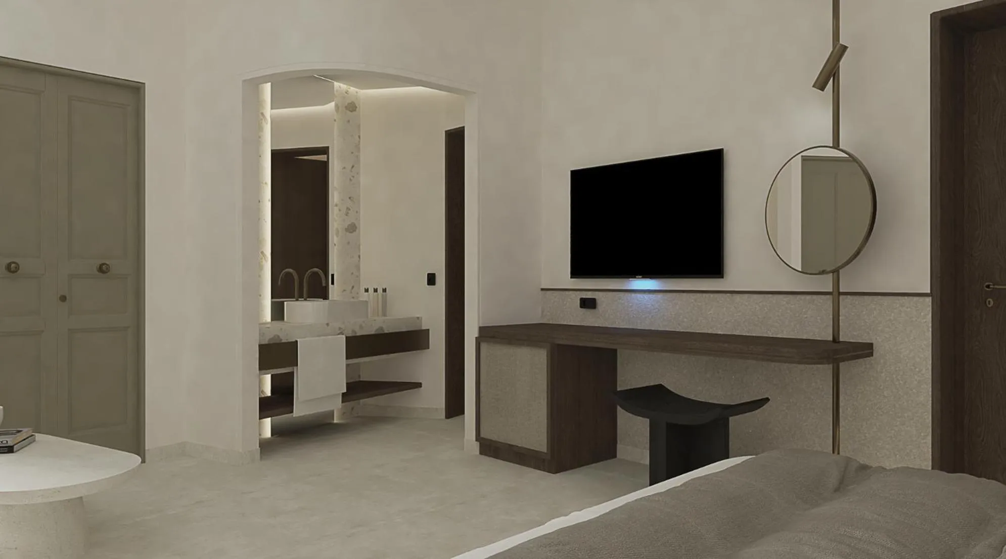 Bathroom in Athiri Santorini Hotel