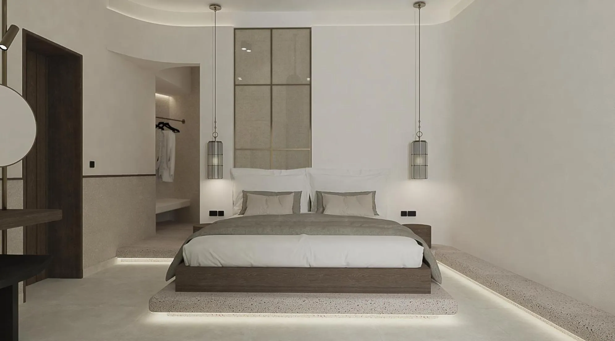 Bedroom, Bed in Athiri Santorini Hotel