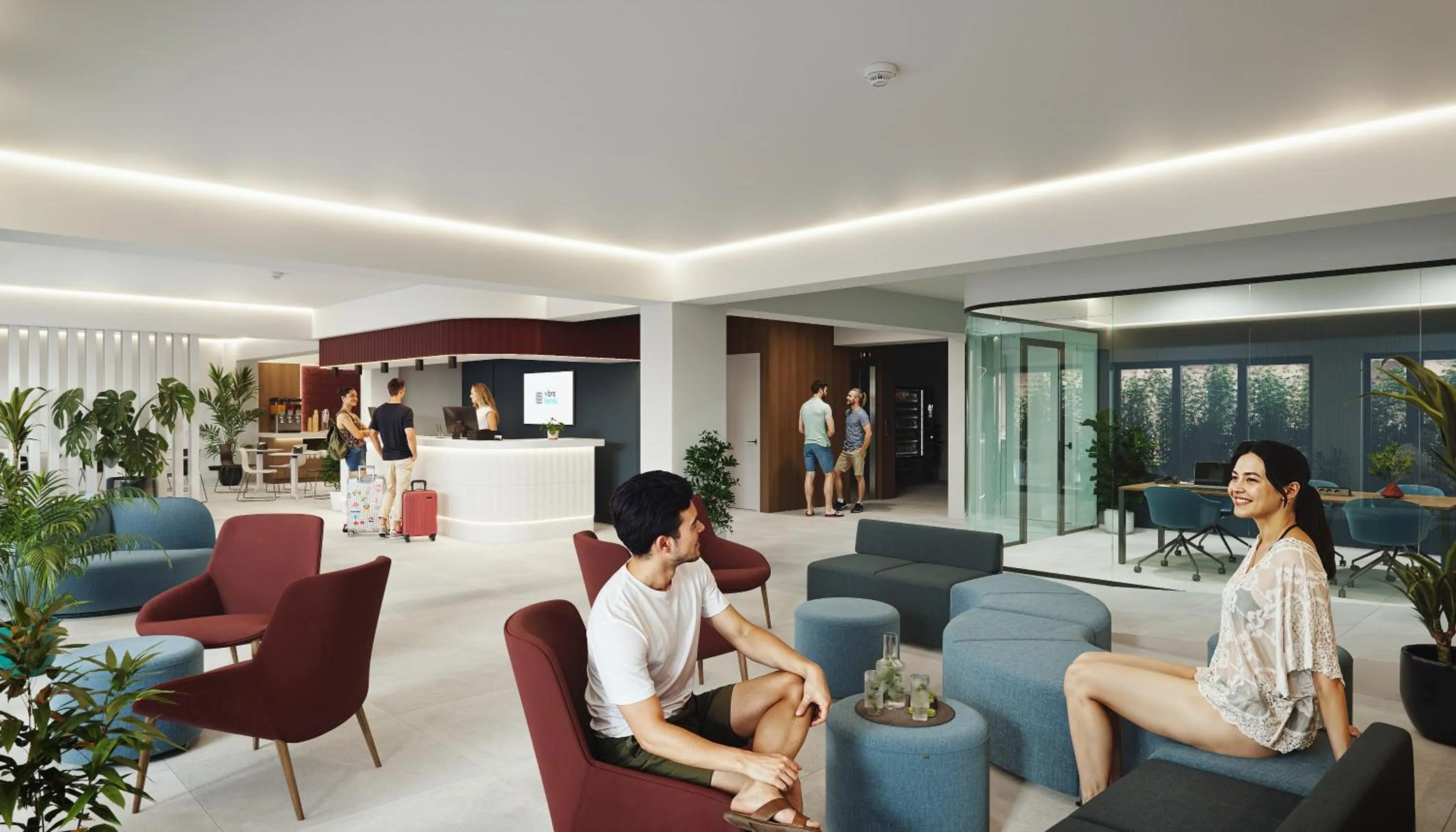 Lobby or reception in Hotel Vibra Vila -3SUP- New Opening 2026