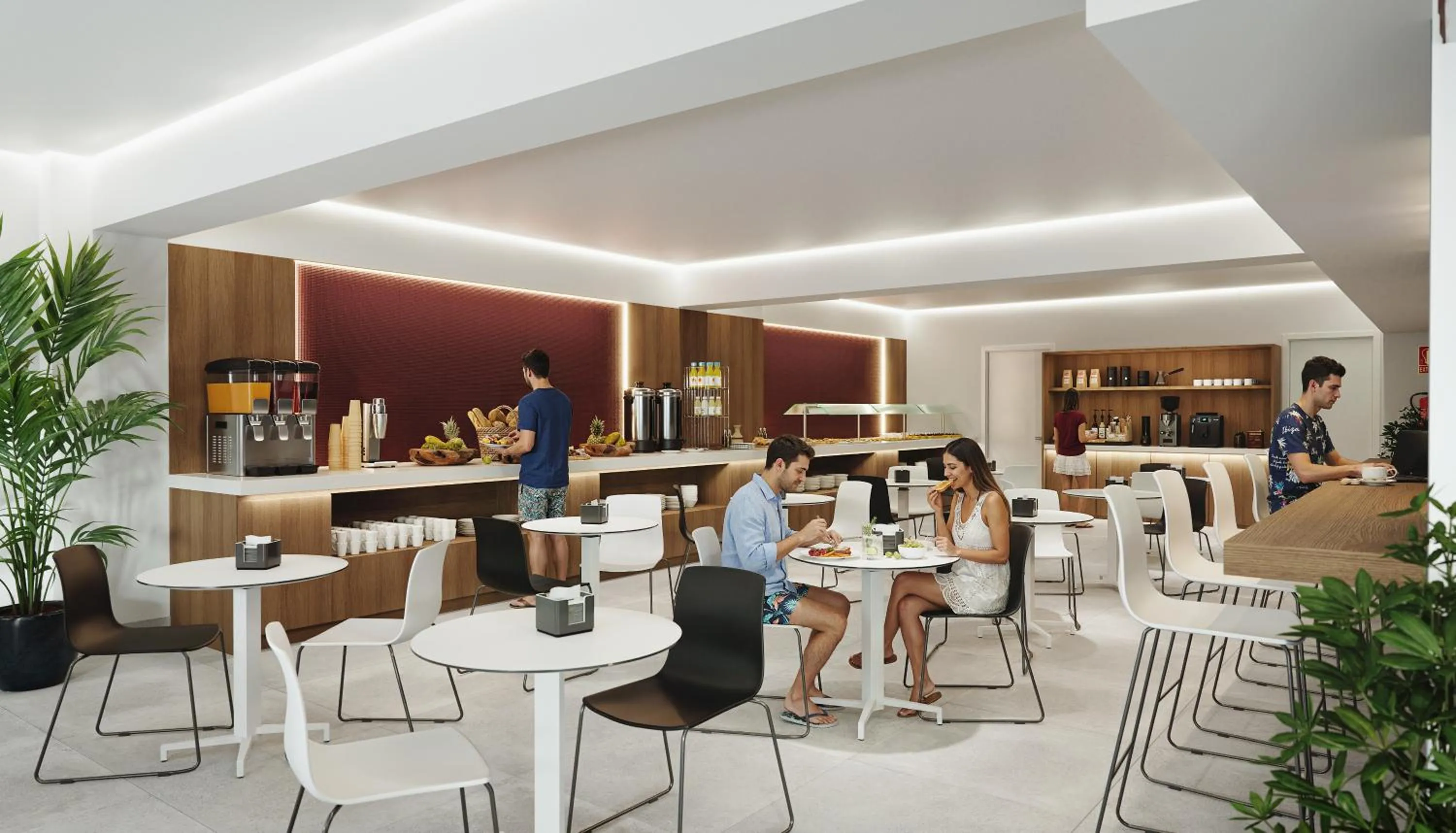 Restaurant/places to eat in Hotel Vibra Vila -3SUP- New Opening 2026