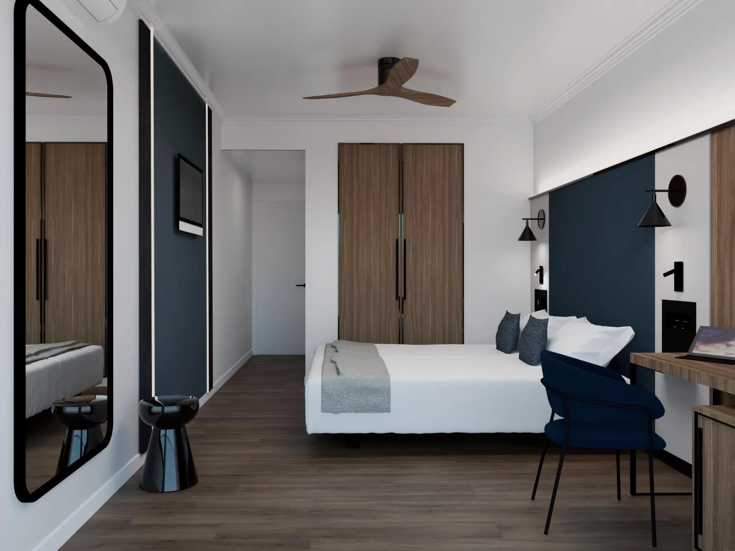 Bedroom, Bed in Hotel Vibra Vila