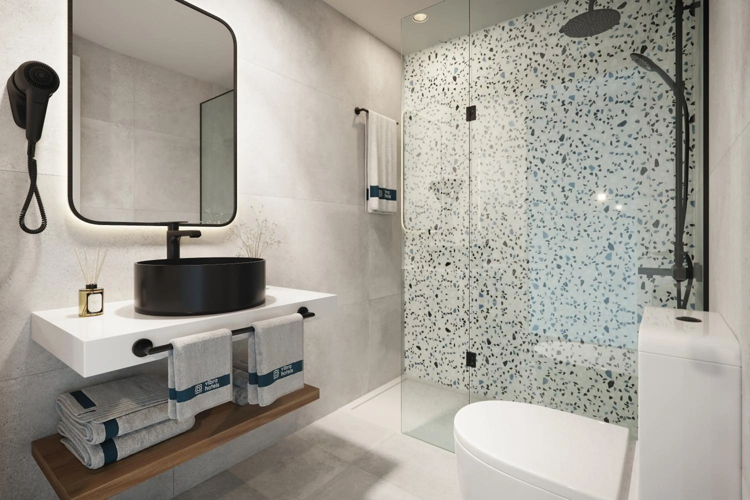 Bathroom in Hotel Vibra Vila -3SUP- New Opening 2026