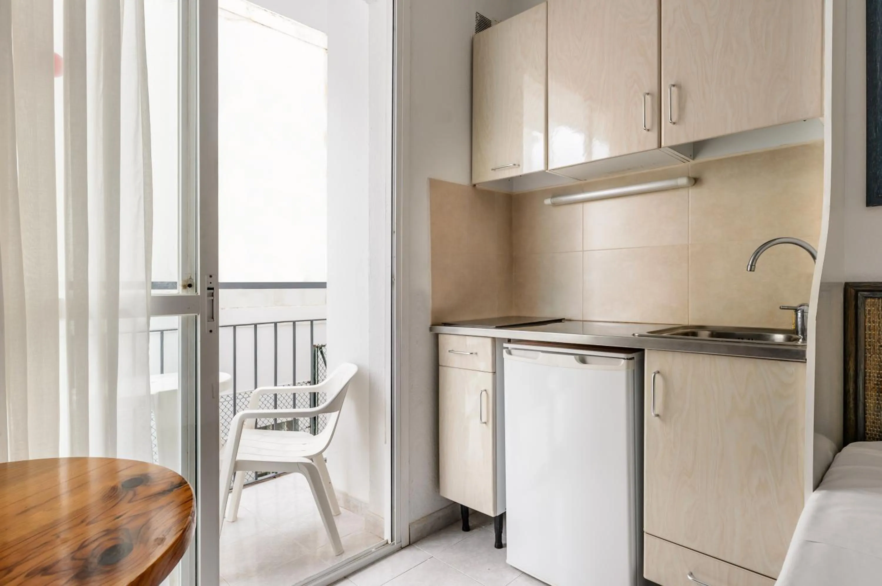 Kitchen or kitchenette in Aparthotel Vibra del Mar - Adults only