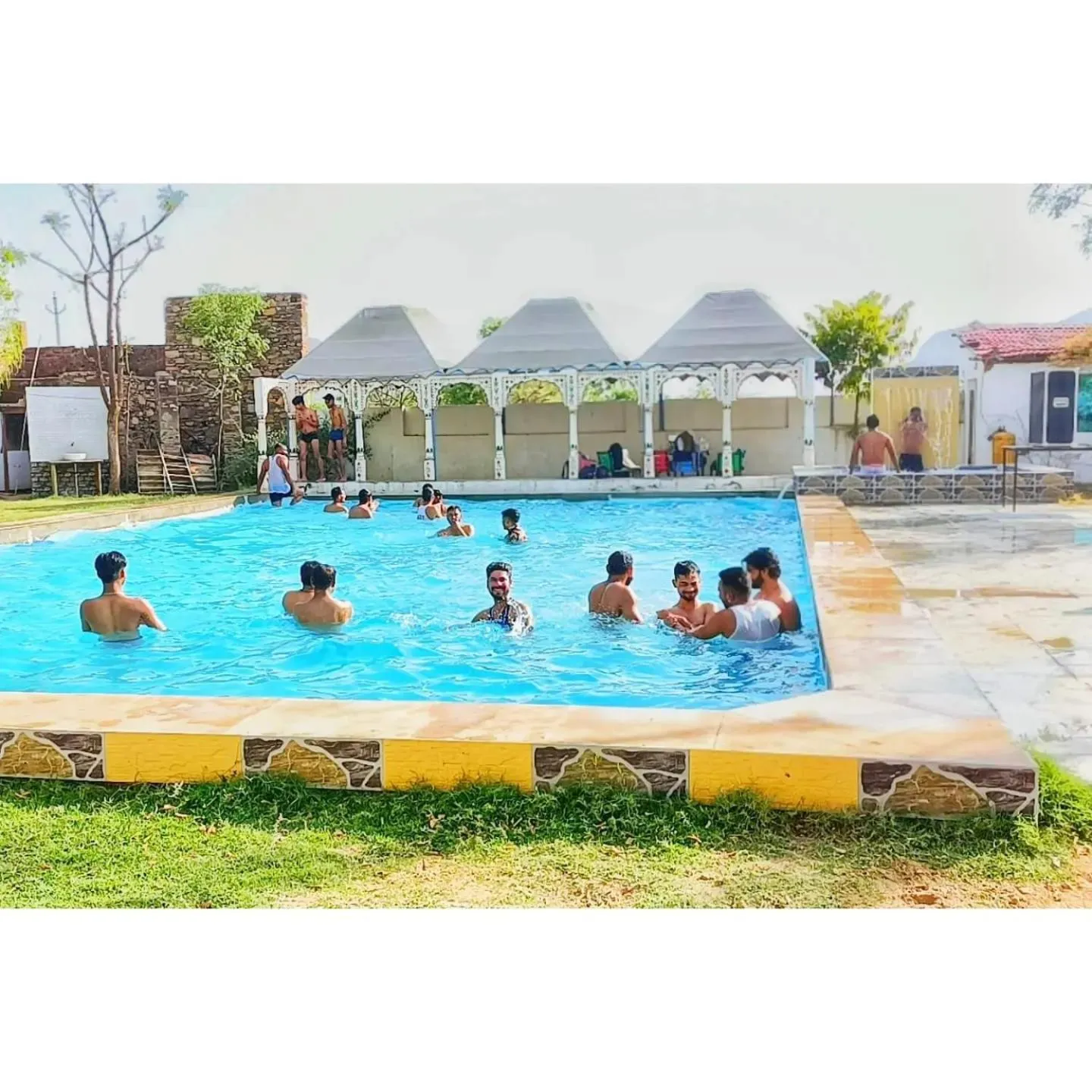 Pool view in Ajaypal Garh Resort Near Pushkar and Ajmer