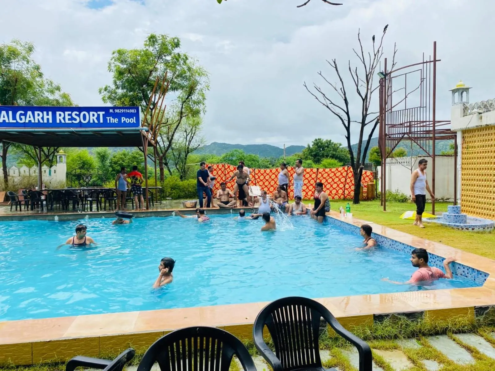 Natural landscape in Ajaypal Garh Resort Near Pushkar and Ajmer