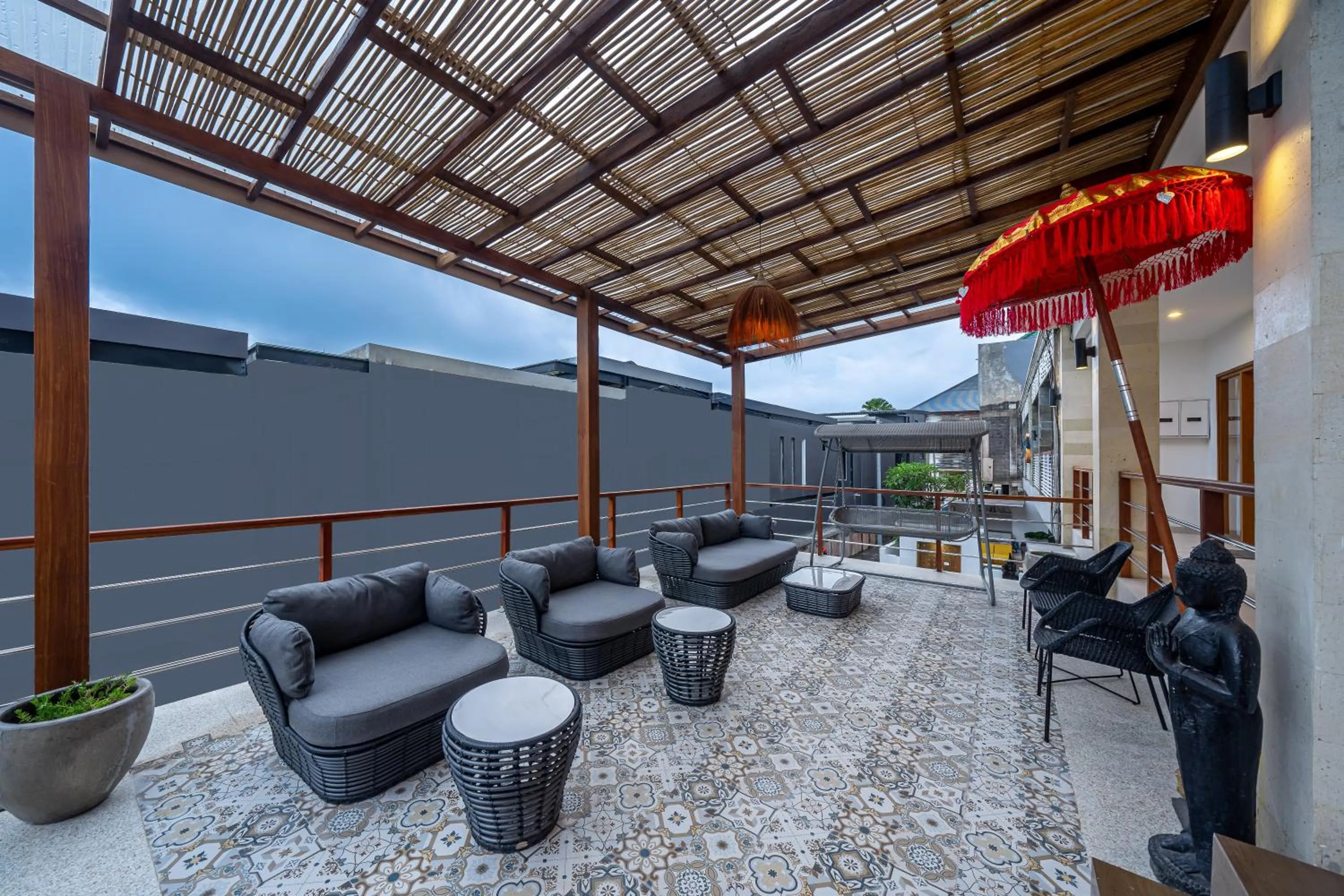 Patio in Kasmaran Bali Guest House