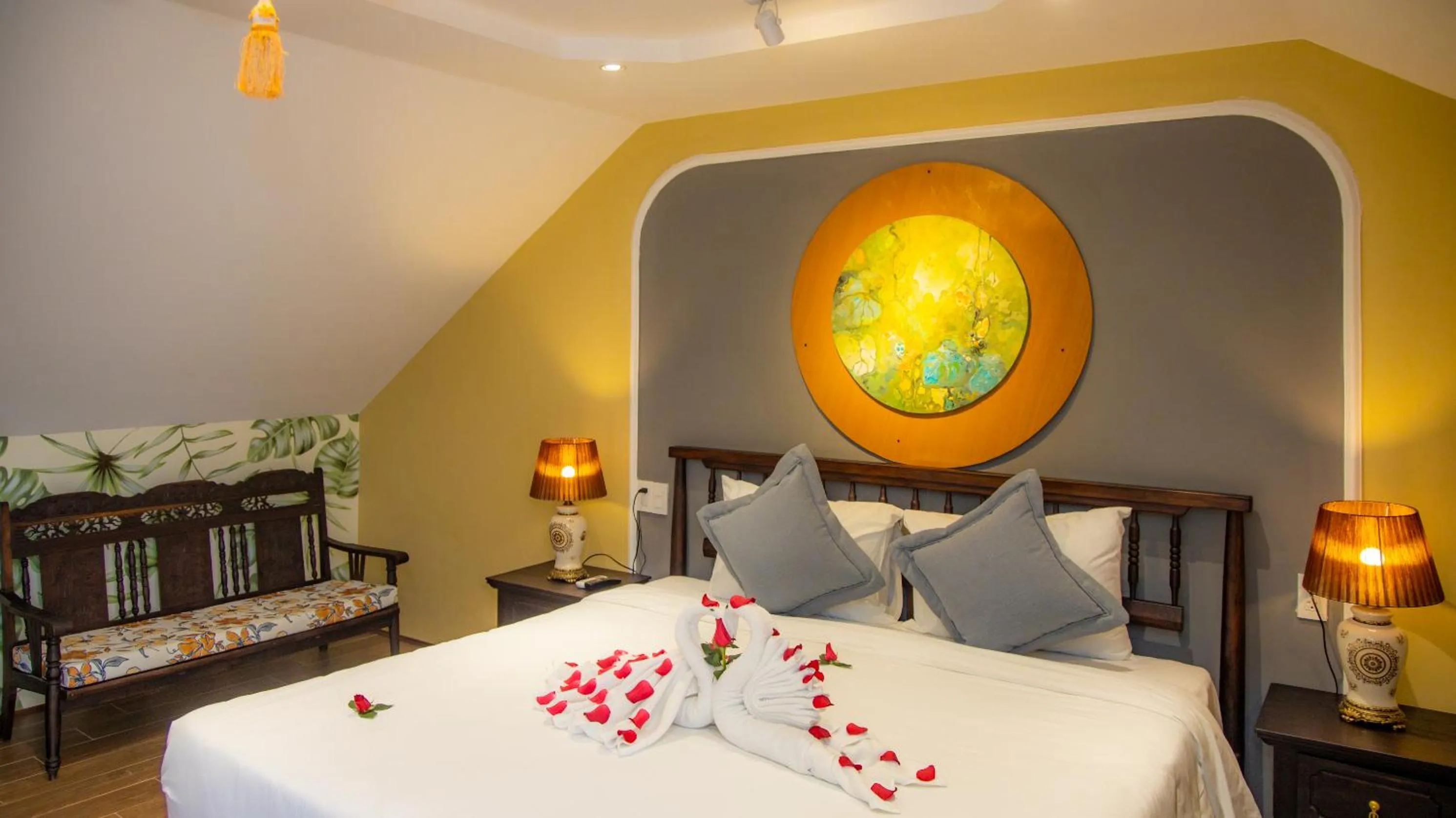 Bedroom, Bed in Hoianan Boutique Hotel