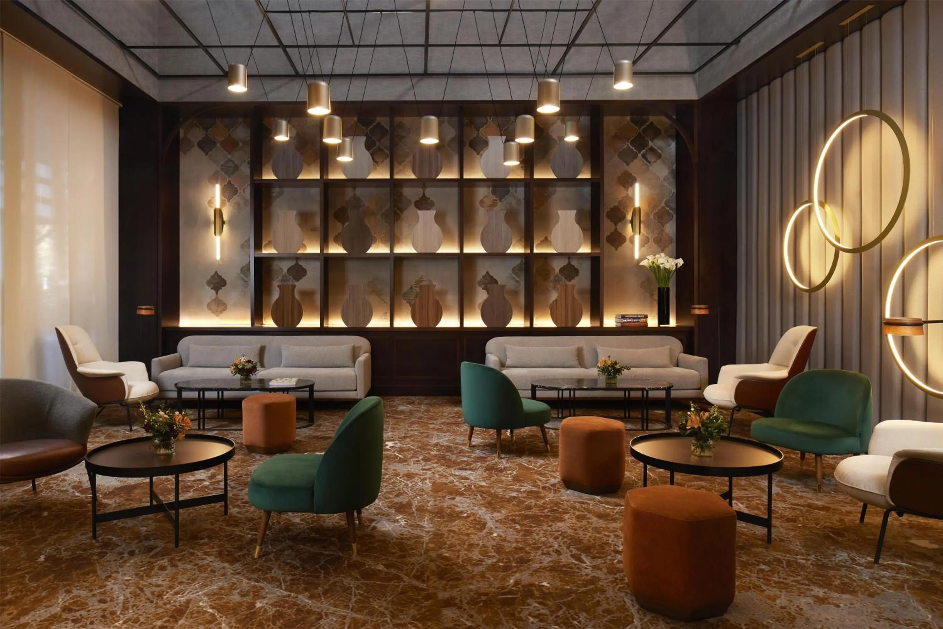 Lobby or reception in NH Collection Sevilla