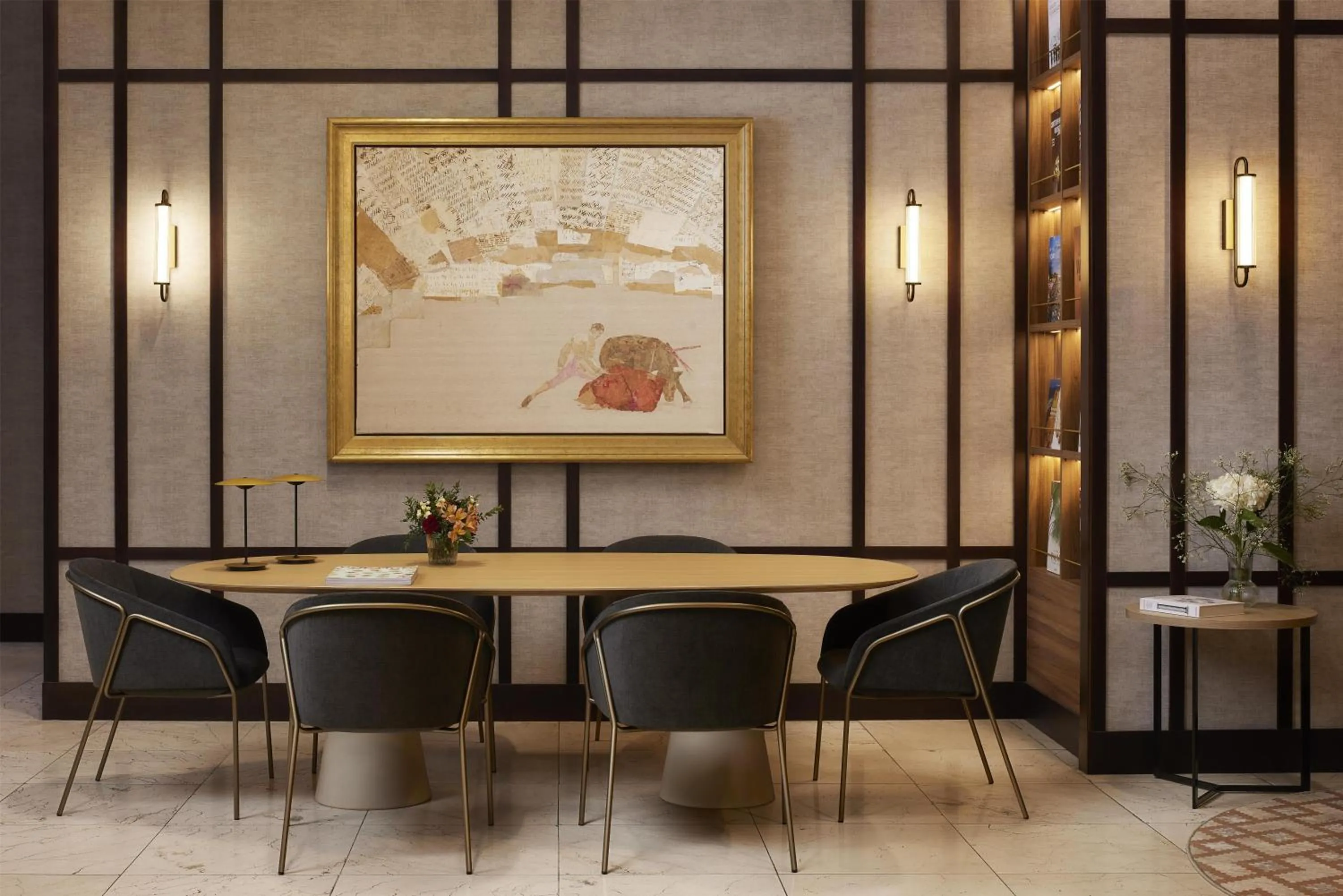 Lobby or reception in NH Collection Sevilla