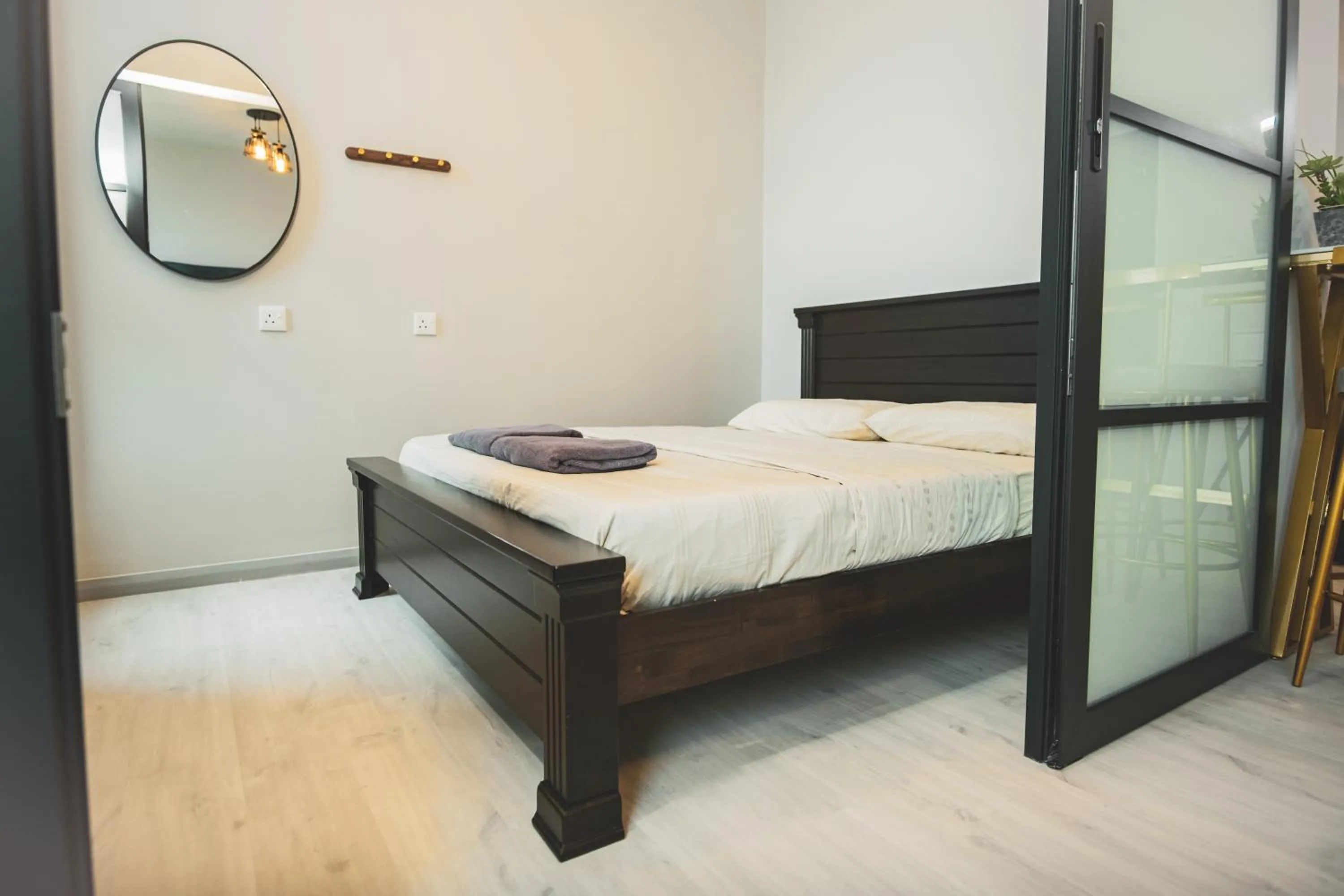 Bed in TF Sunset Ocean View Homestay - Jesselton Quay